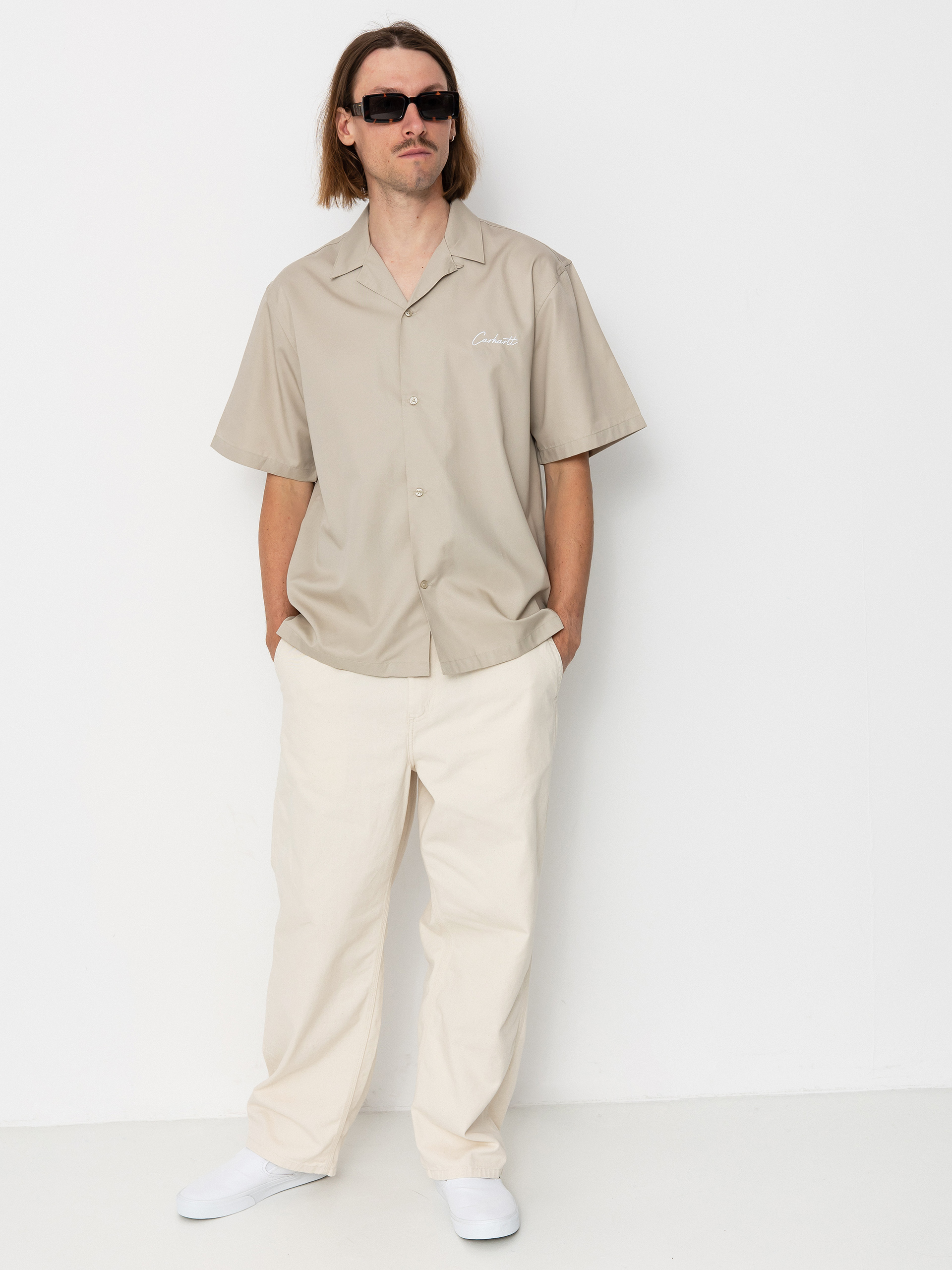 Сорочка Carhartt WIP Delray (fleur de sel/white)