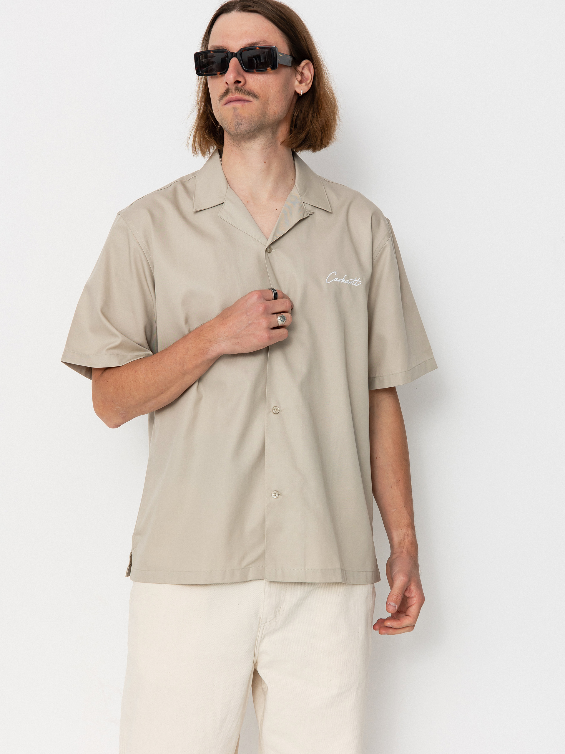 Сорочка Carhartt WIP Delray (fleur de sel/white)