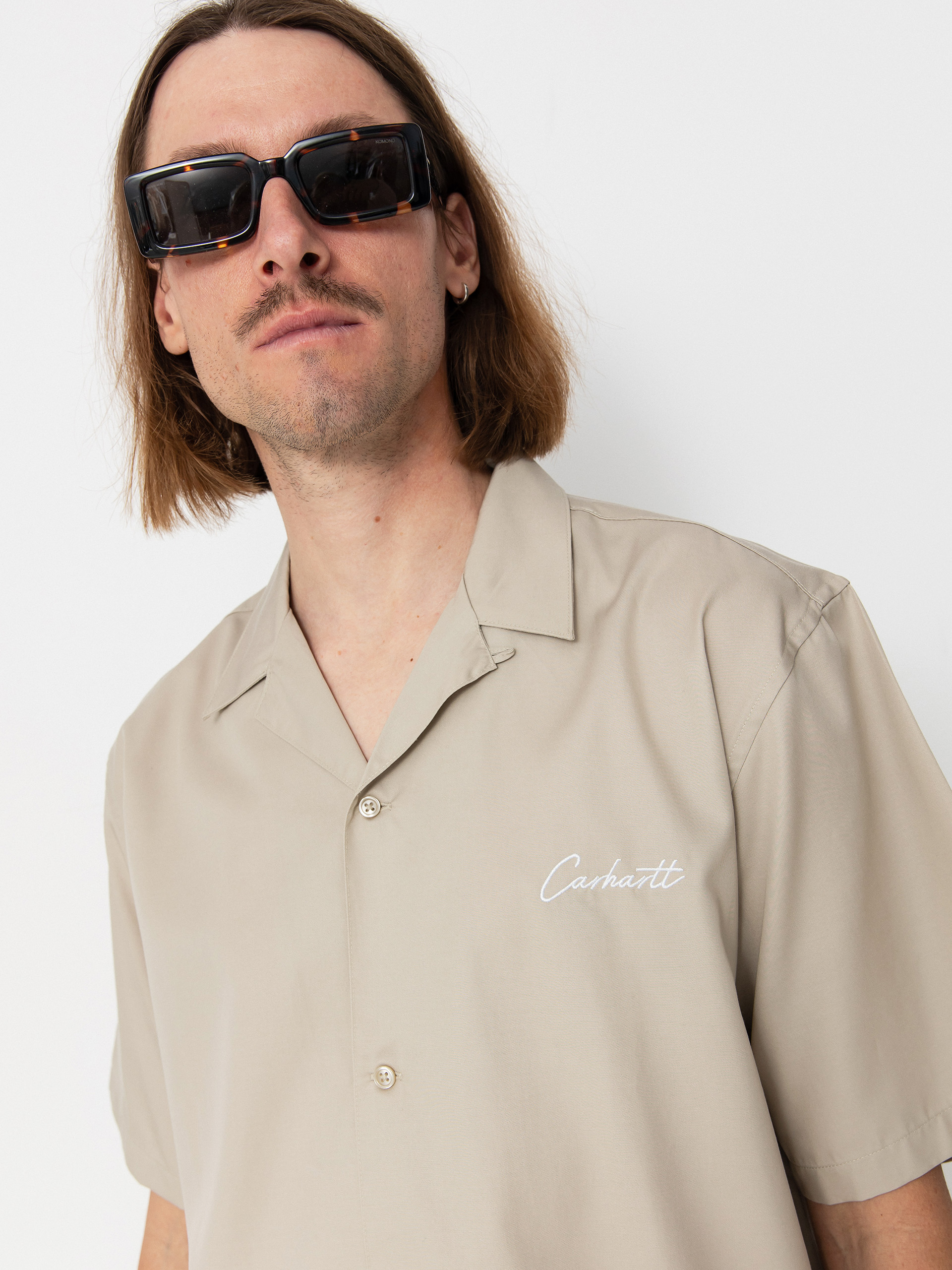 Сорочка Carhartt WIP Delray (fleur de sel/white)