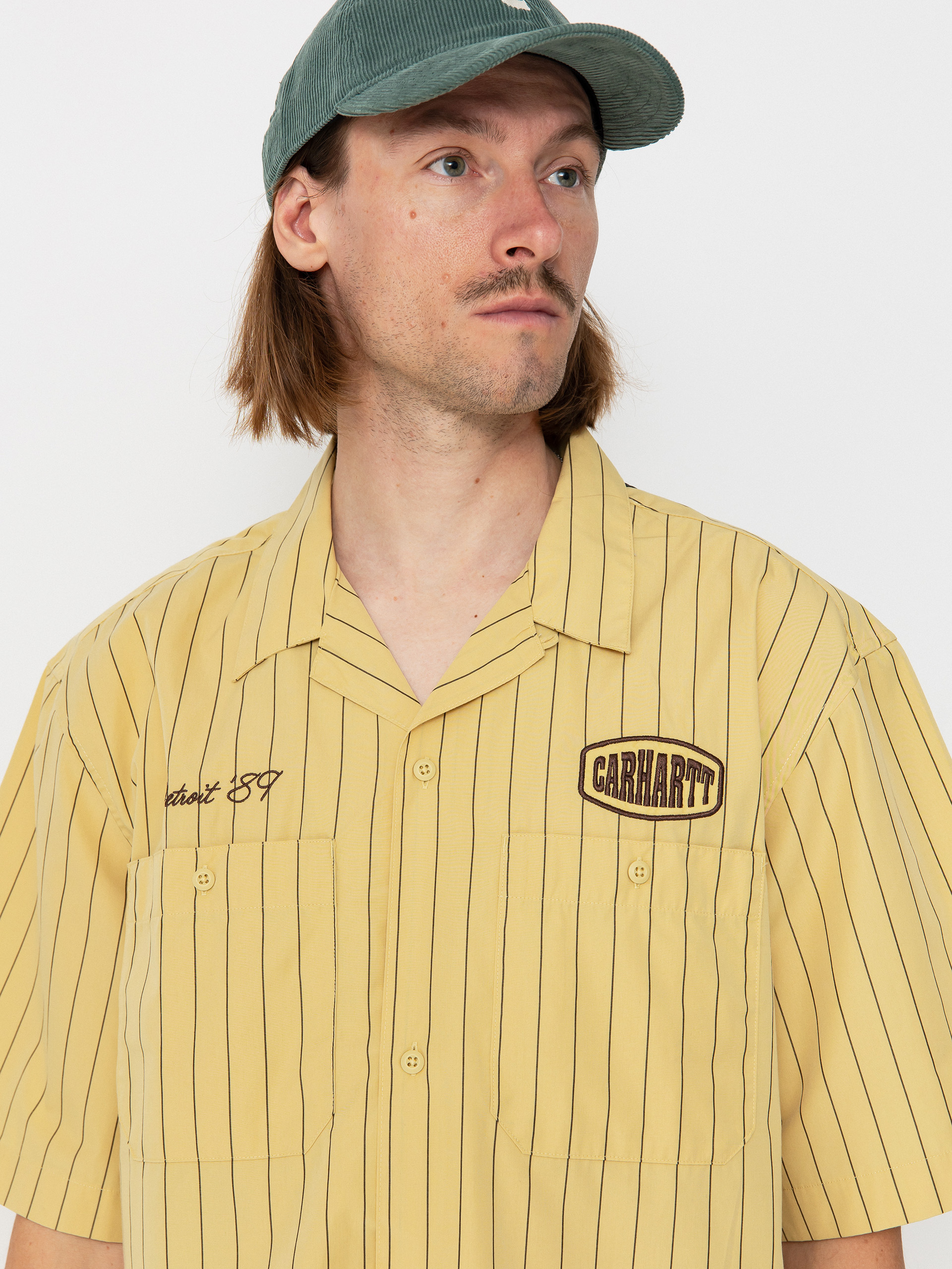 Сорочка Carhartt WIP Hendry (seaton stripe/straw/liberica)
