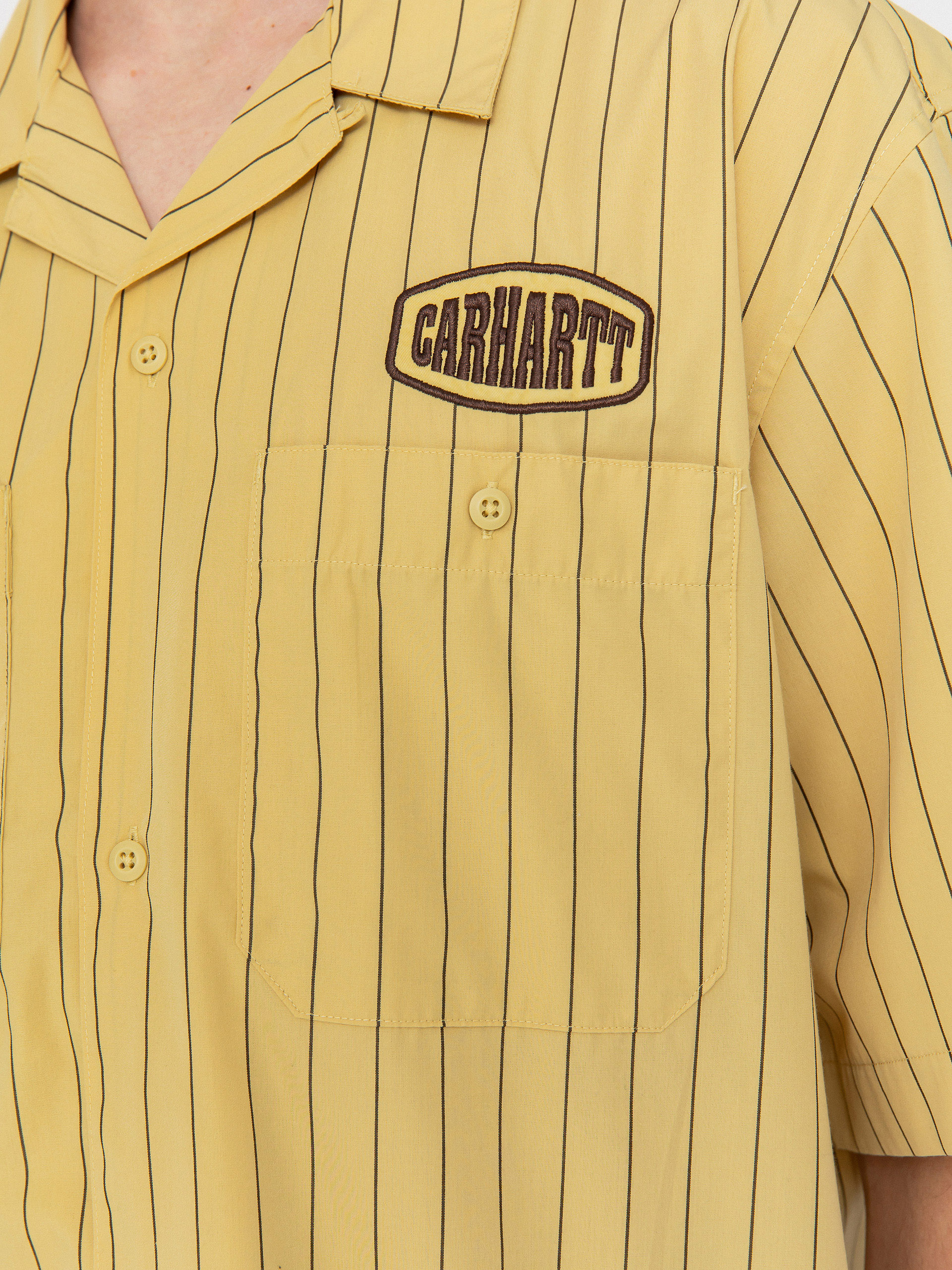 Сорочка Carhartt WIP Hendry (seaton stripe/straw/liberica)