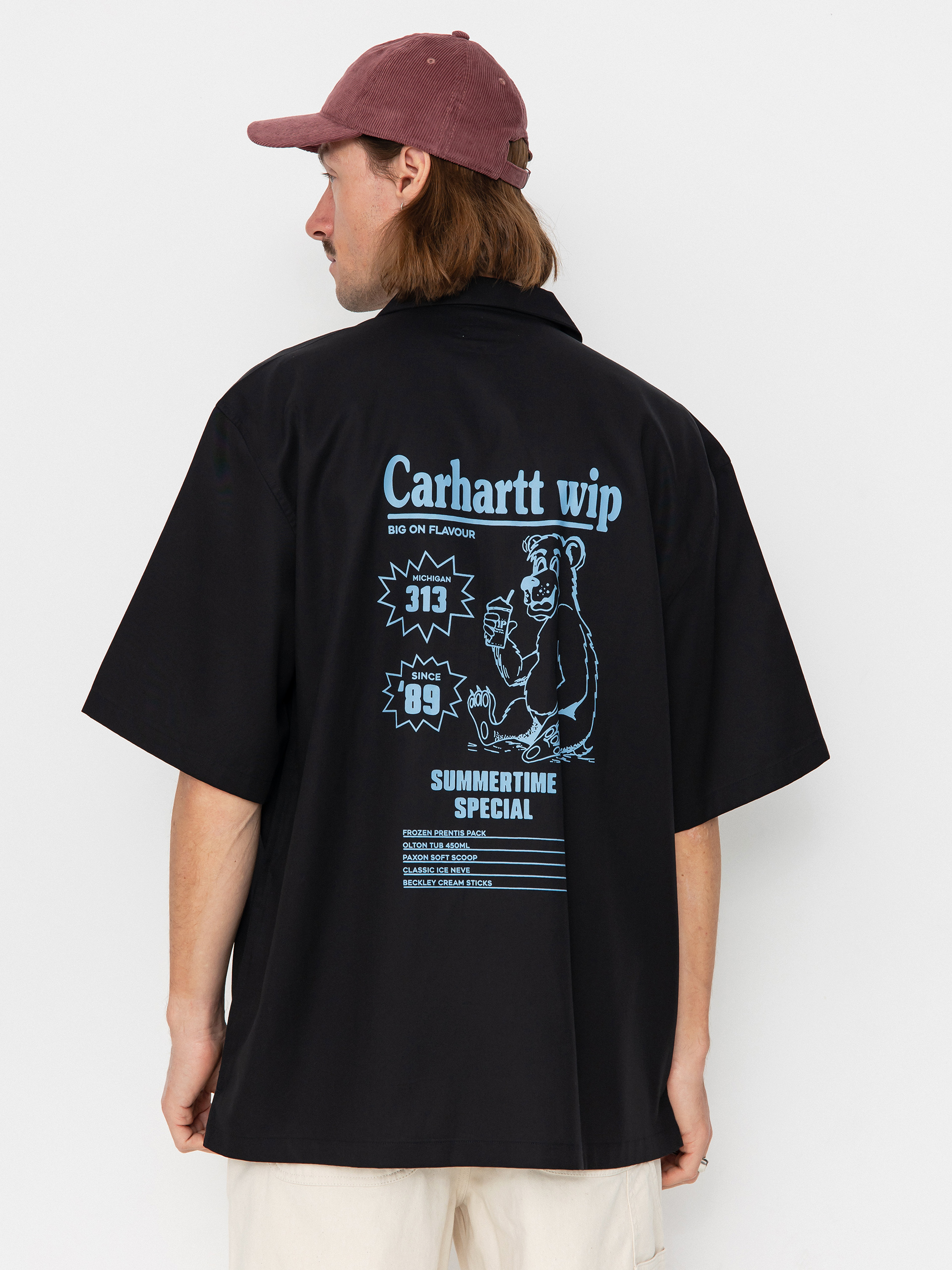 u0421u043eu0440u043eu0447u043au0430 Carhartt WIP Deli (black/bluebird)