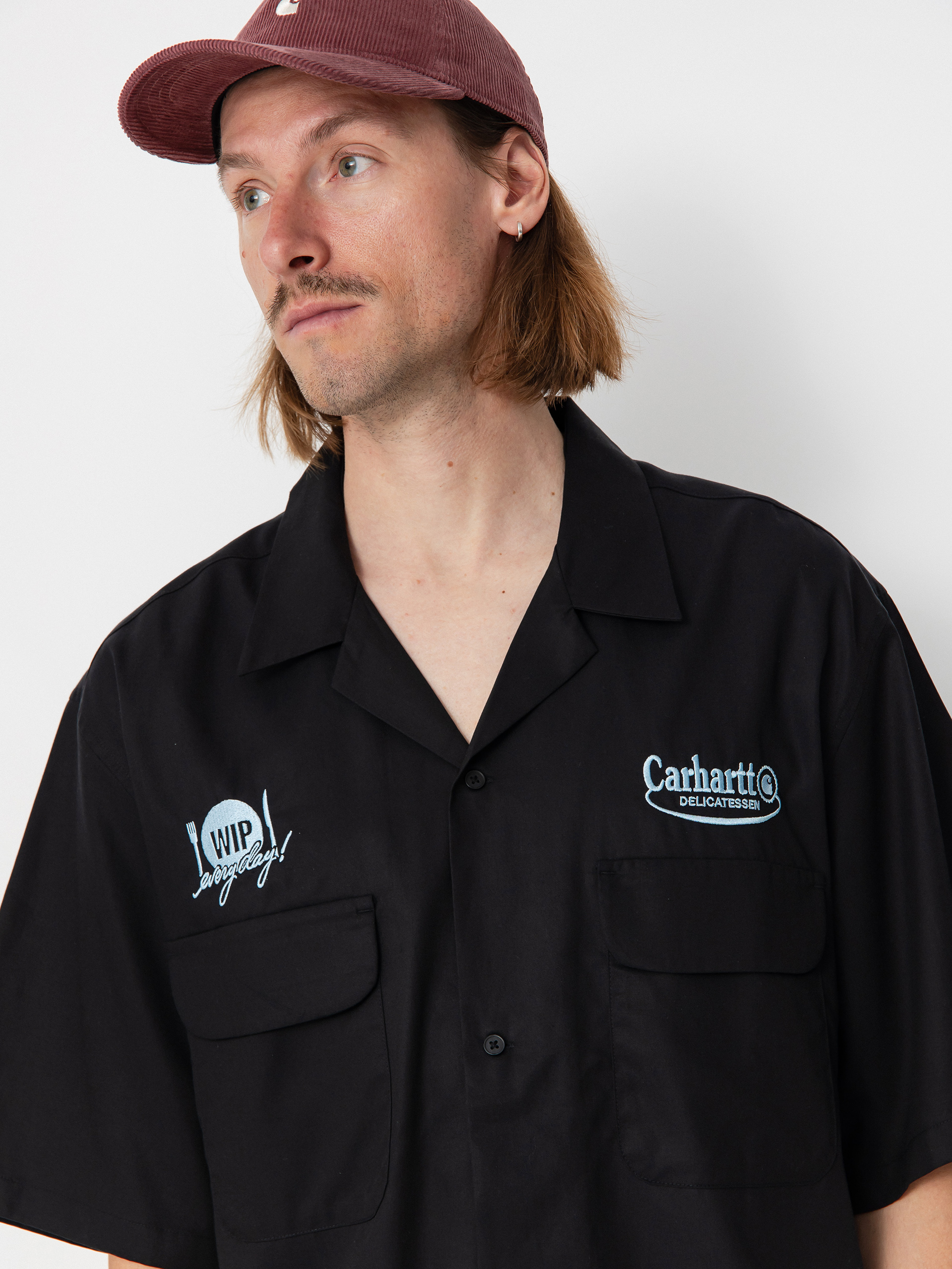 Сорочка Carhartt WIP Deli (black/bluebird)