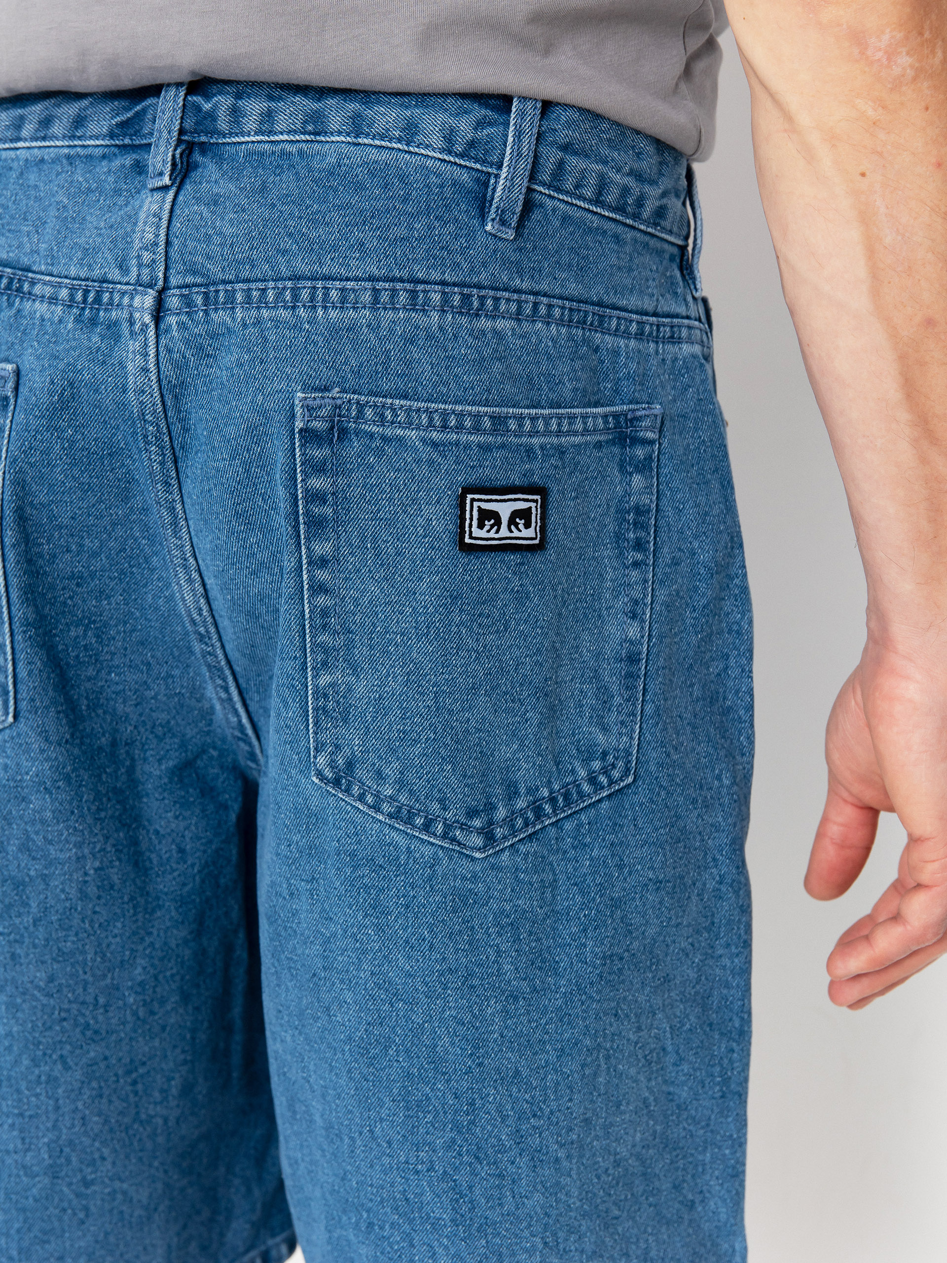 Шорти OBEY Bigwig Baggy Denim (light indigo)