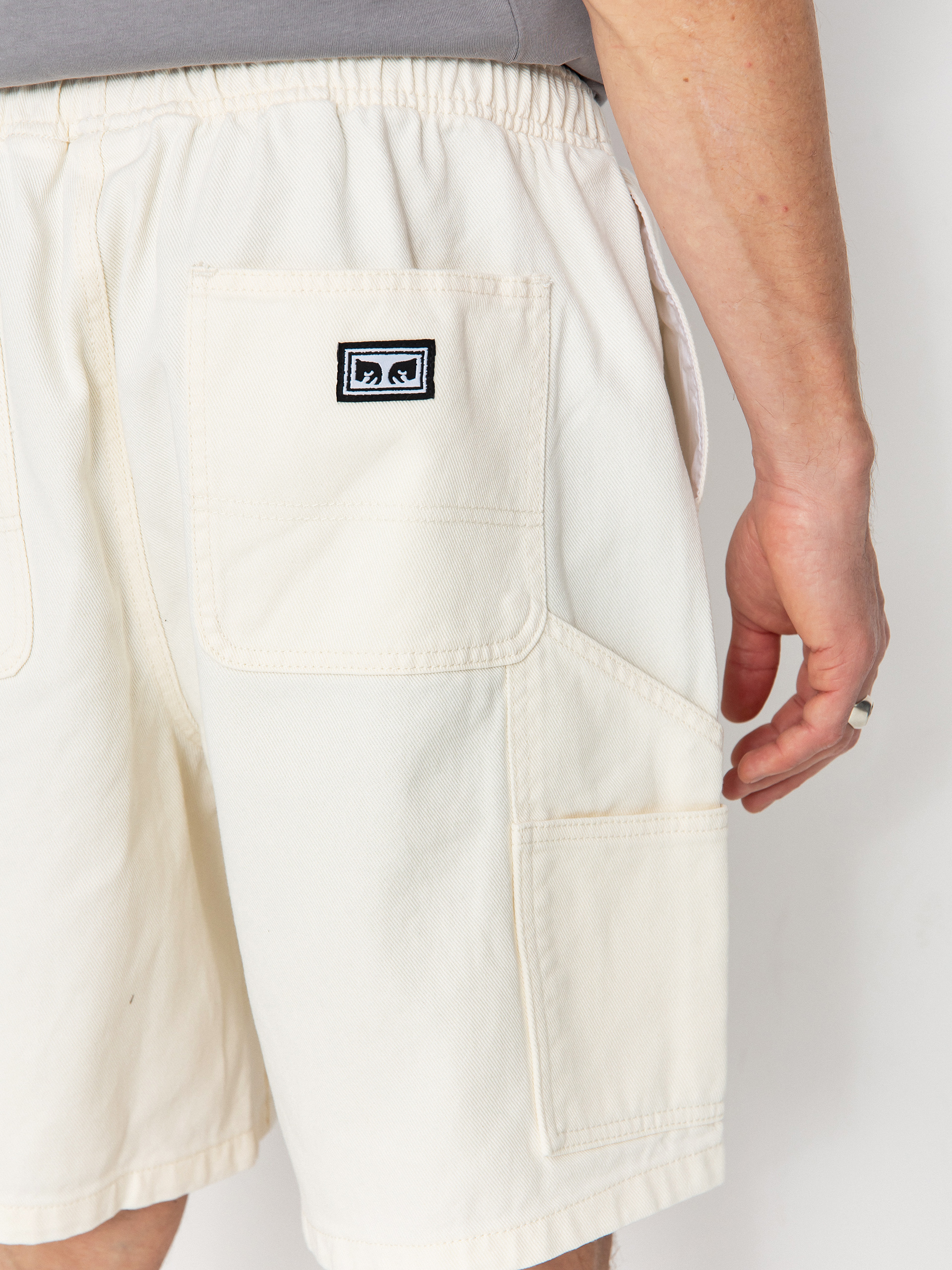 Шорти OBEY Easy Denim Carpenter (unbleached faded wash)