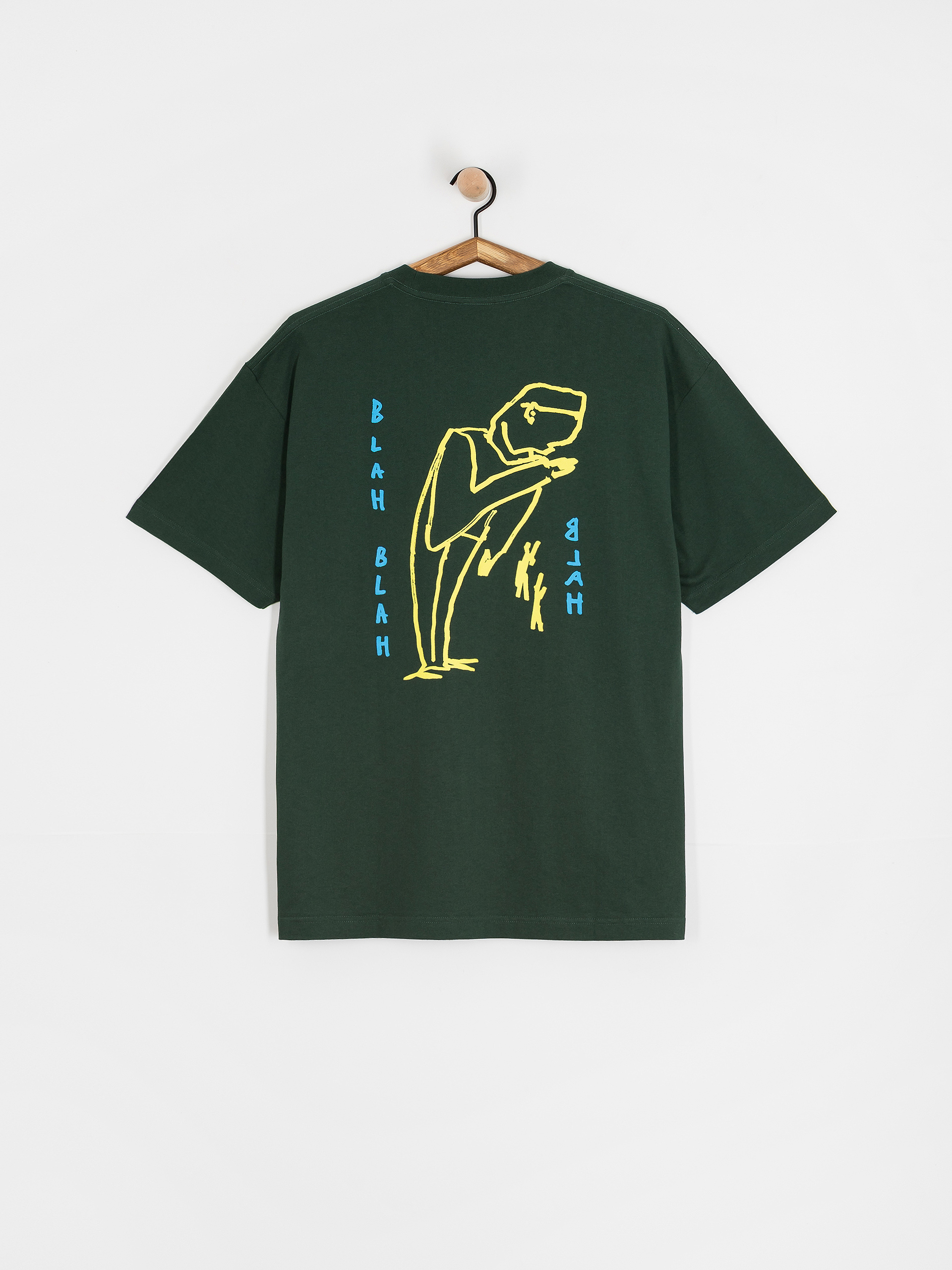 Футболка Polar Skate Blah Blah Blah (dark green)