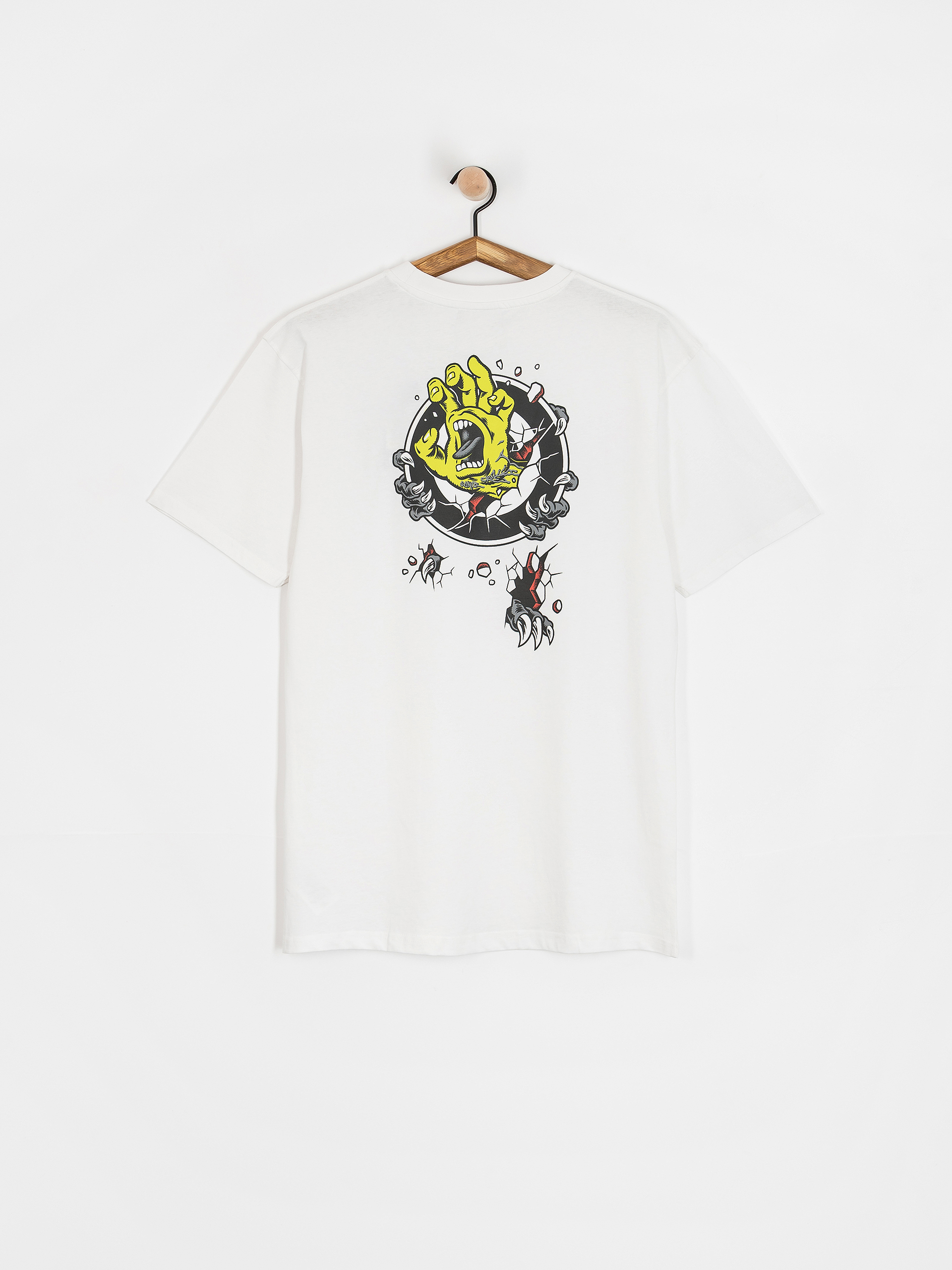 Футболка Santa Cruz Roskopp Screaming Target (white)