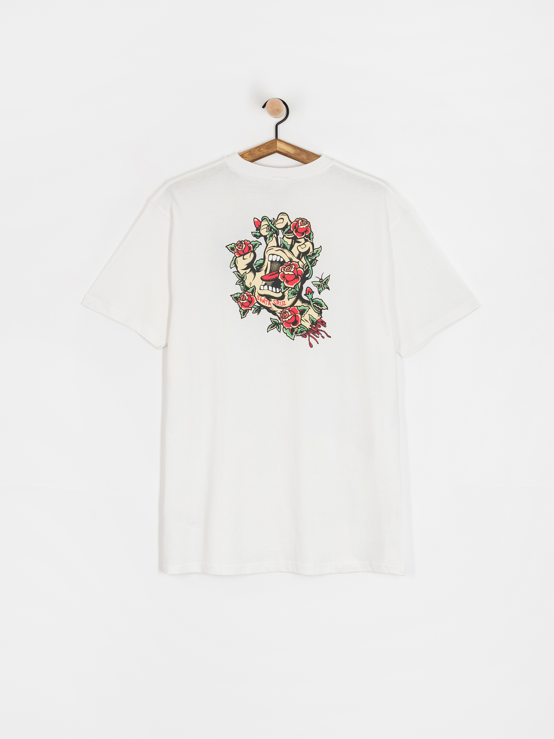 Футболка Santa Cruz Screaming Rose Flash (white)