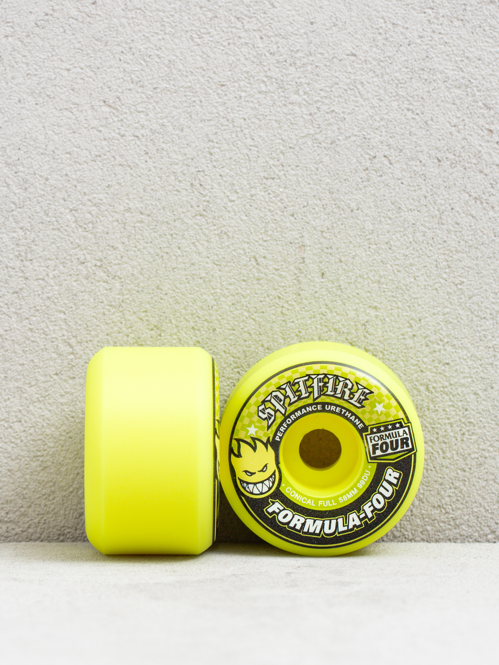 Колеса Spitfire F4 99D Conical Full (neon yellow)