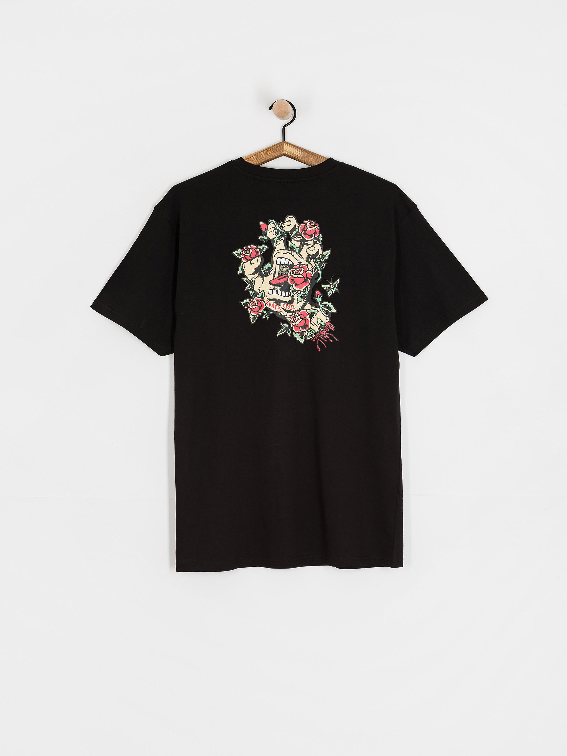 Футболка Santa Cruz Screaming Rose Flash (black)