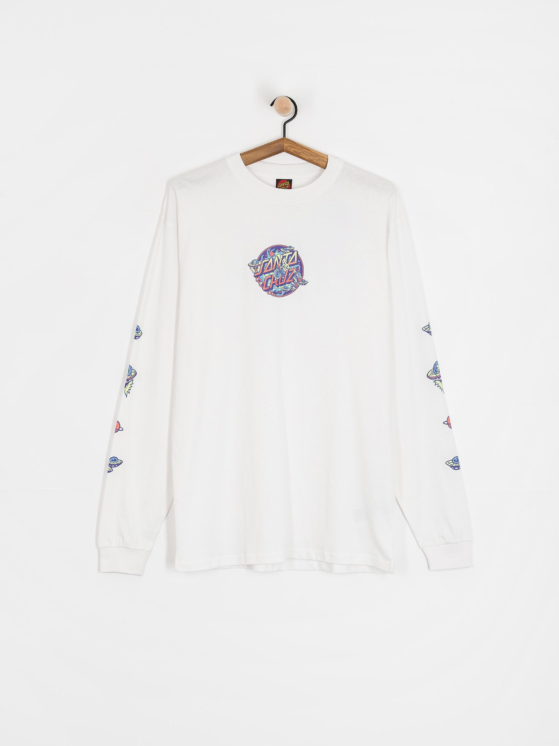 Лонгслів Santa Cruz Winkowski Dope Planet 2 Dot (white)