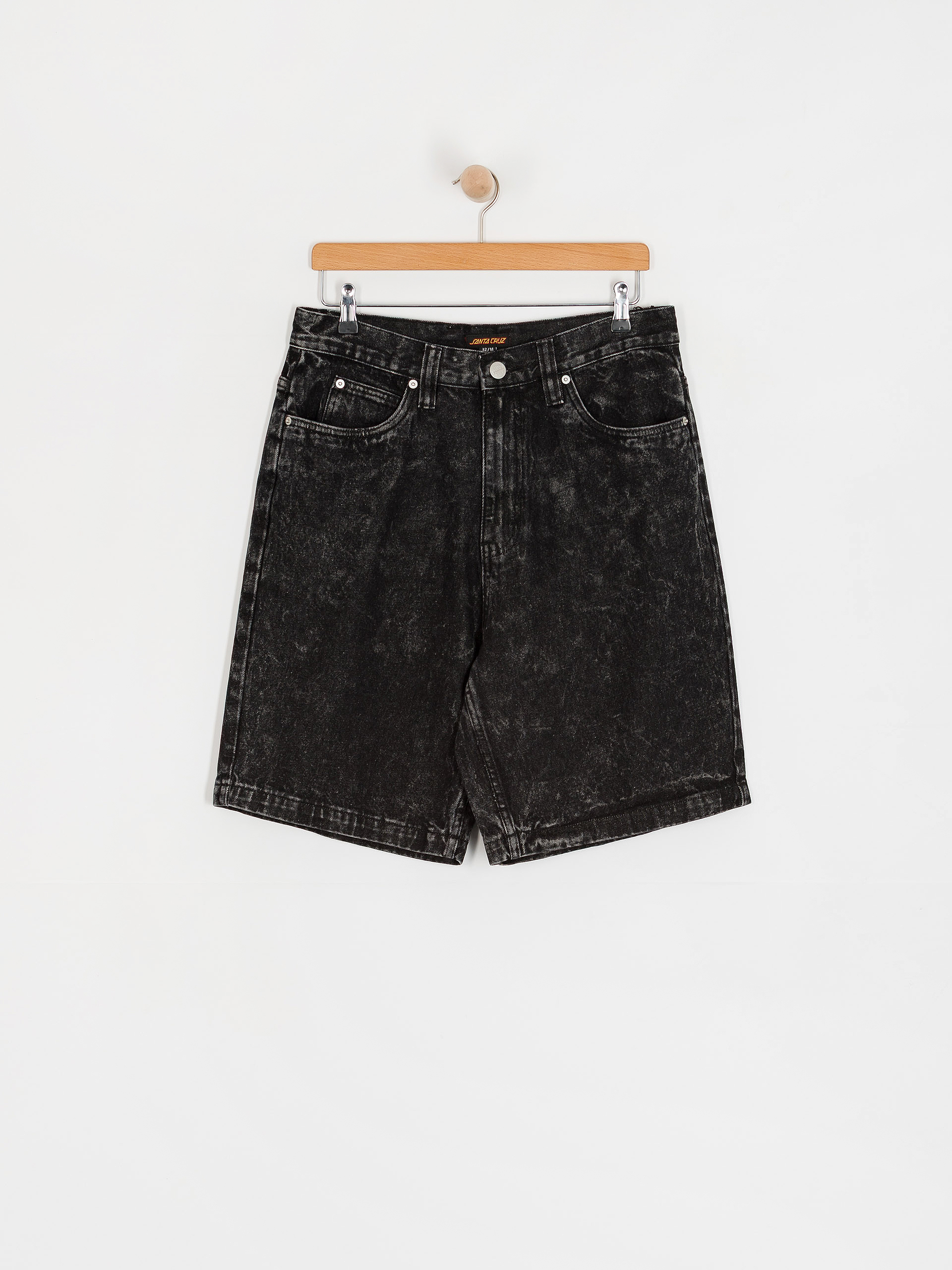 Шорти Santa Cruz Big (black acid wash)