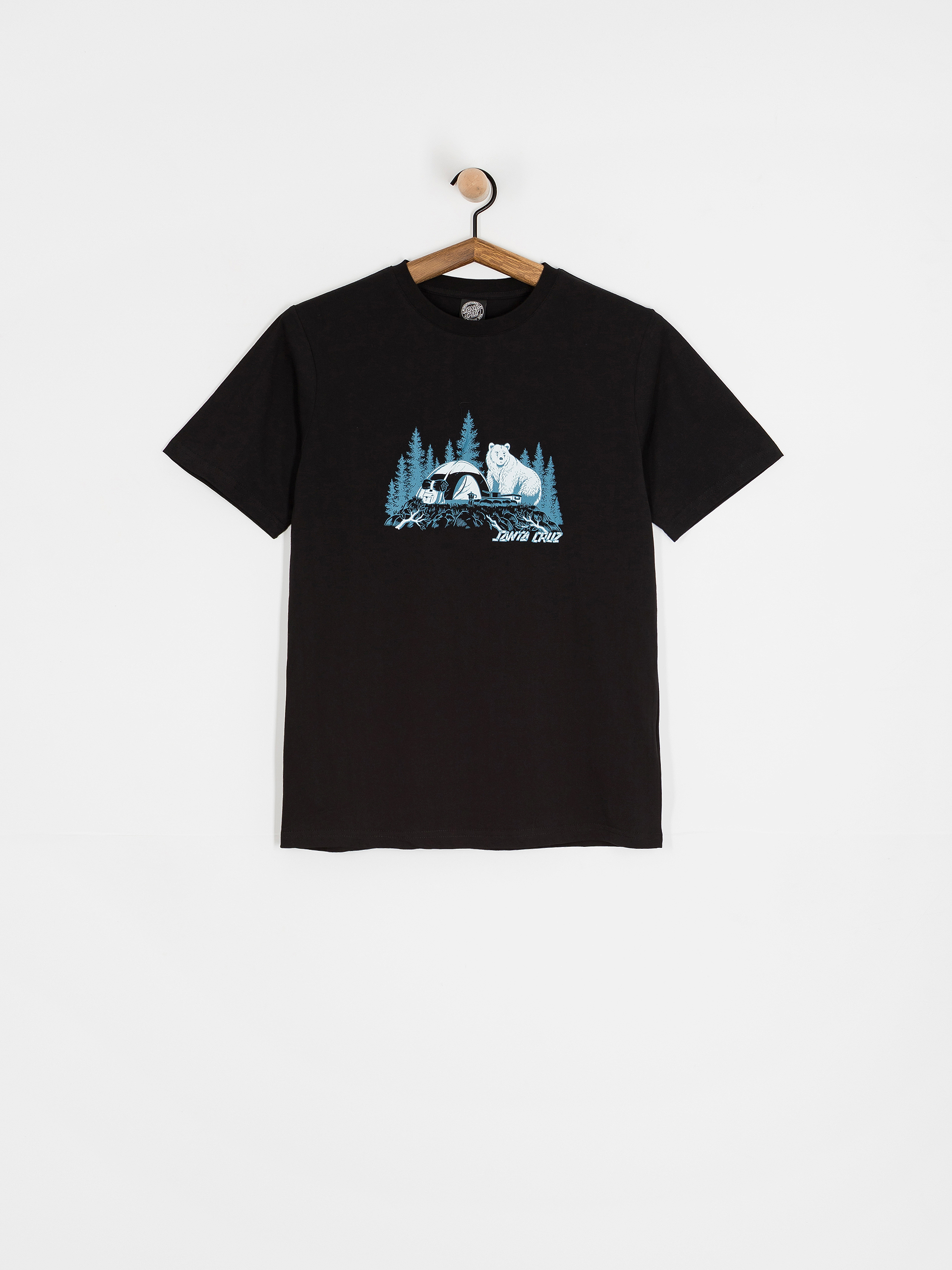 Футболка Santa Cruz Woodland Mini Strip Front Wmn (black)
