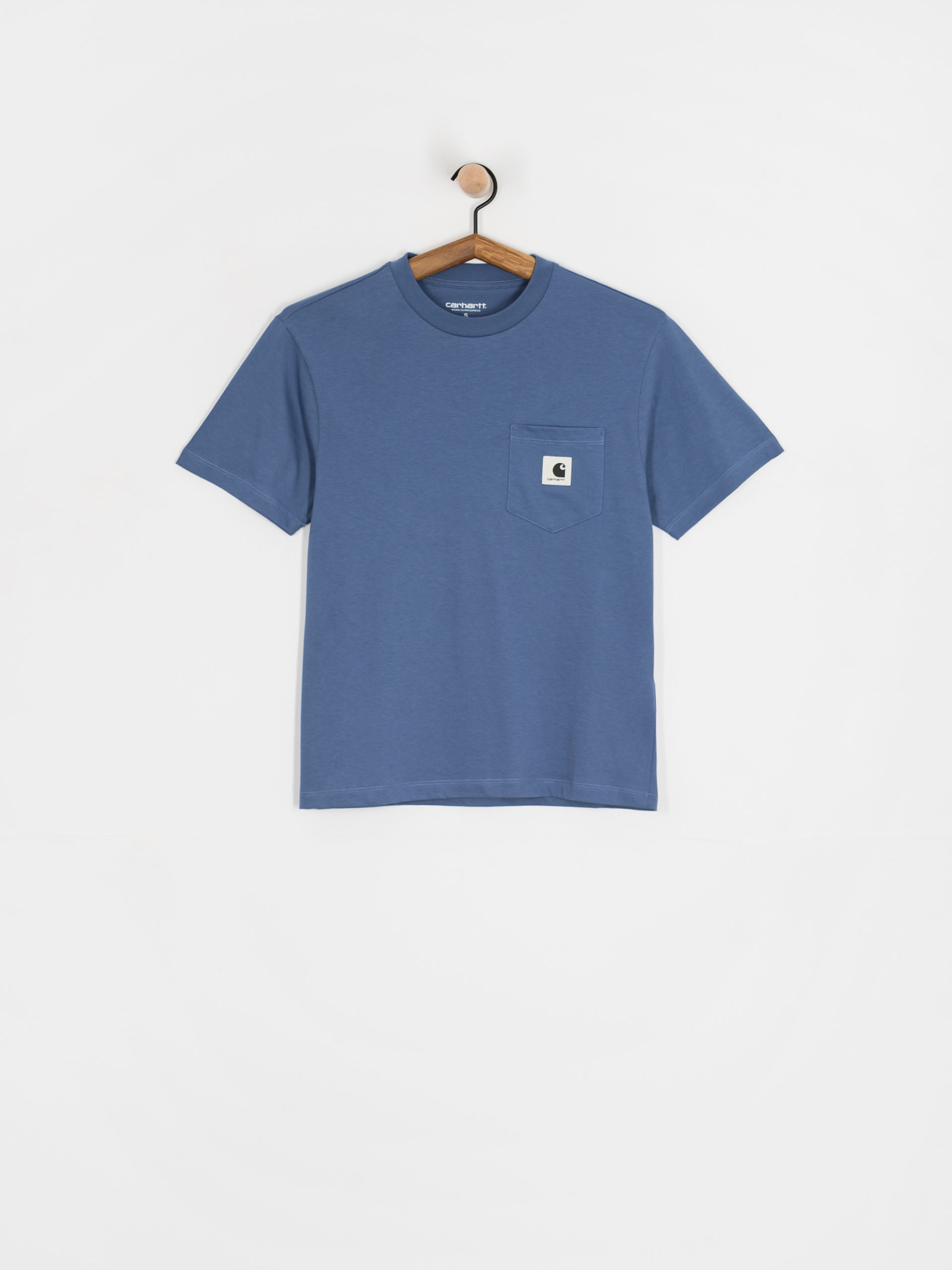 Футболка Carhartt WIP Pocket Wmn (blue iris)