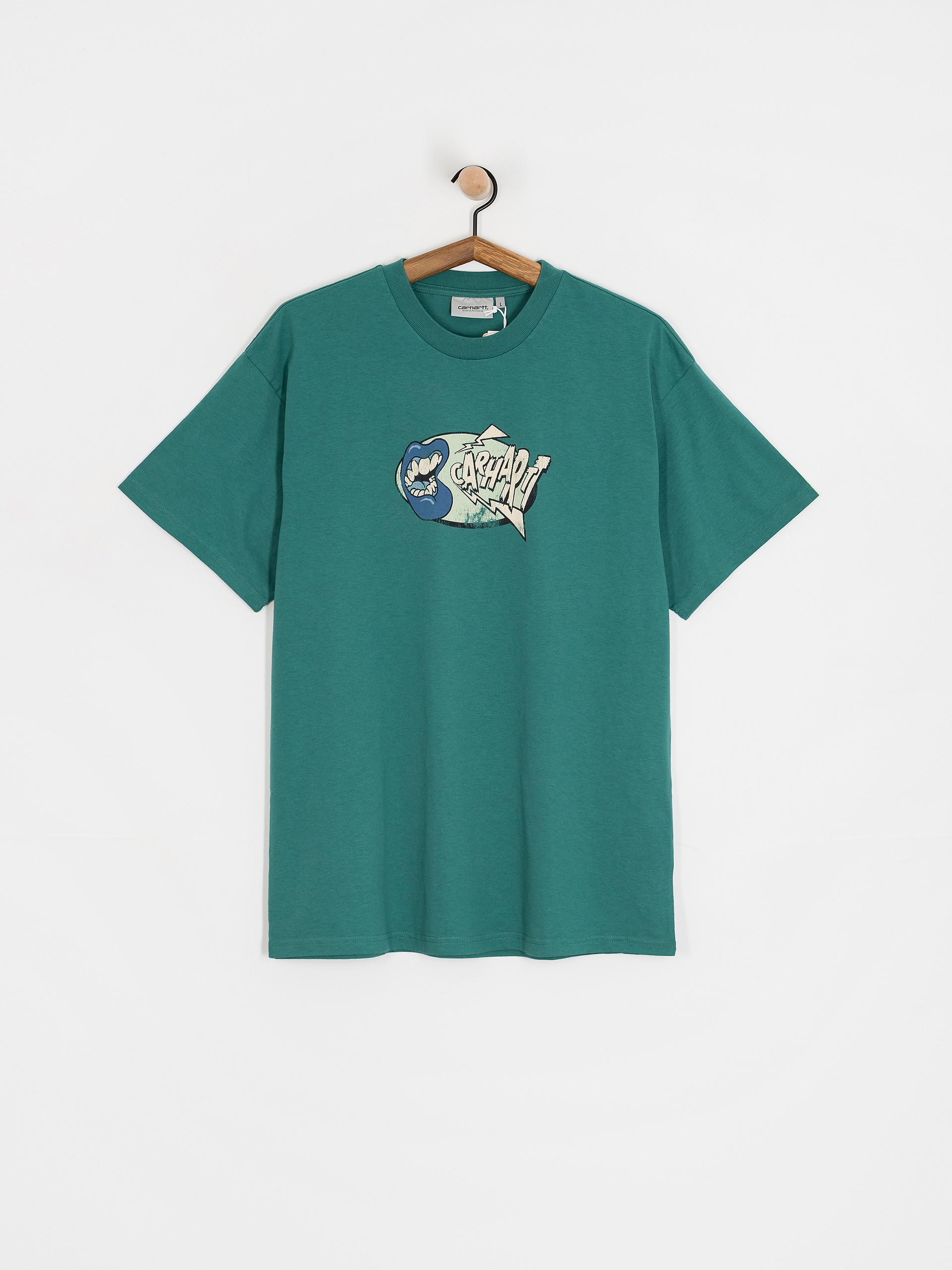 Футболка Carhartt WIP Louder (saguaro/heavy enzyme wash)
