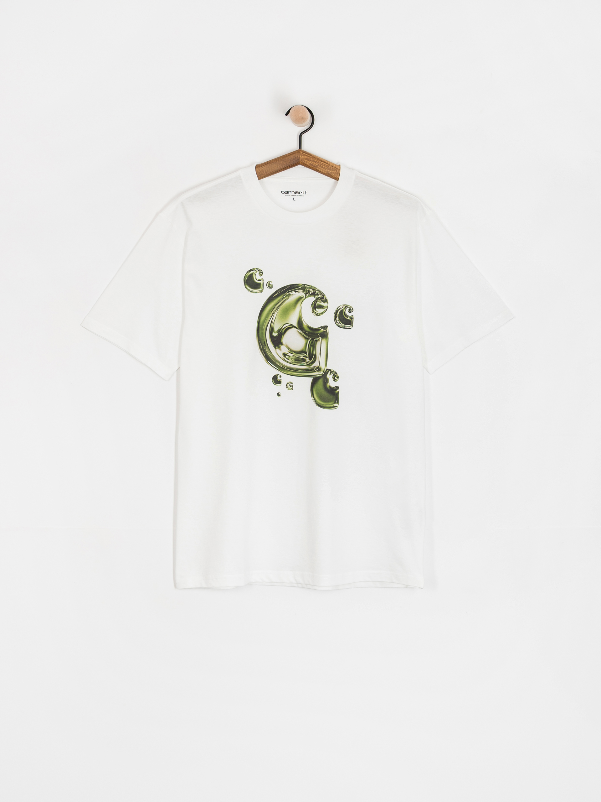 Футболка Carhartt WIP Solar Chrome C-Logo (white)