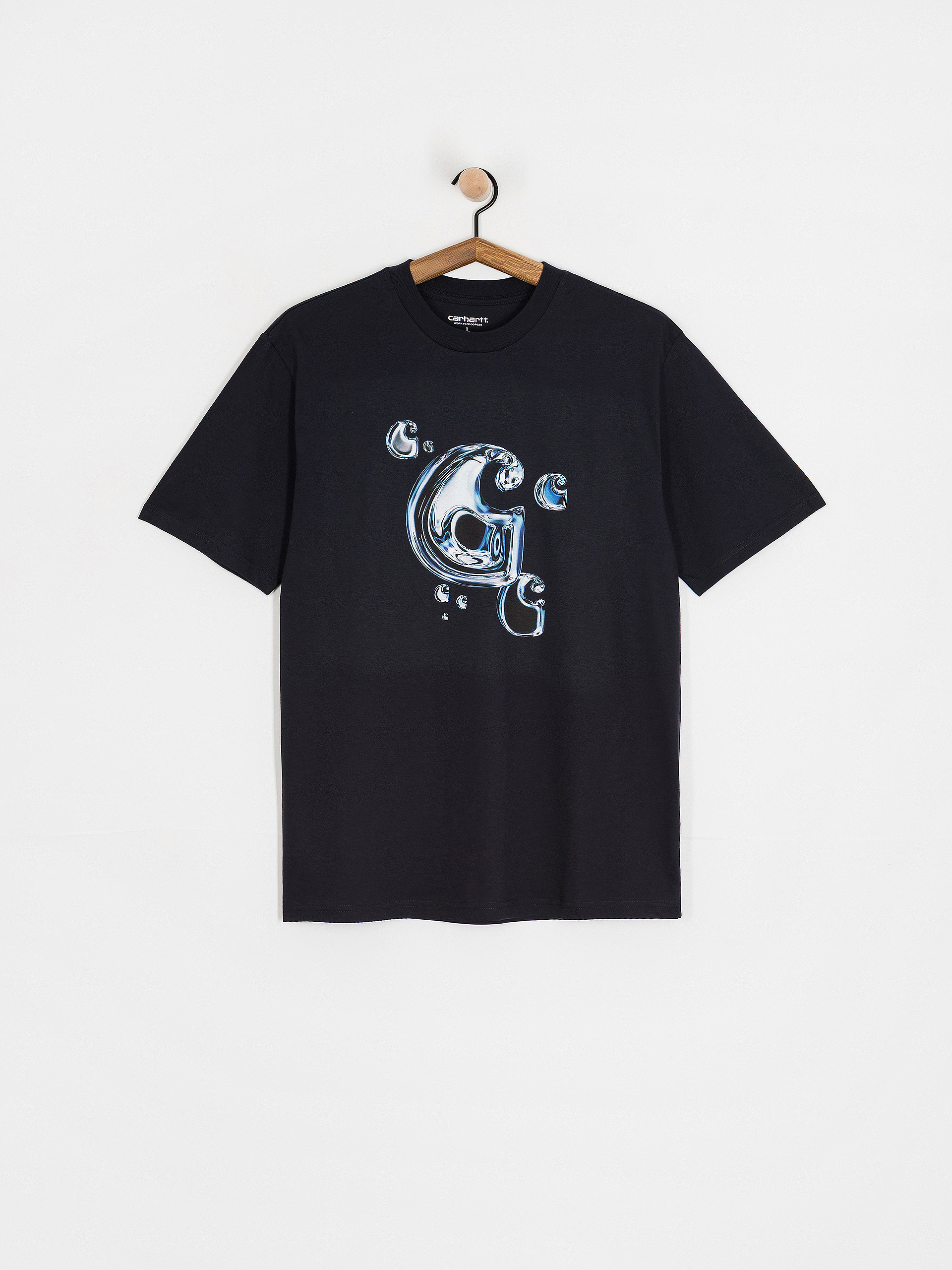 Футболка Carhartt WIP Solar Chrome C-Logo (dark navy)