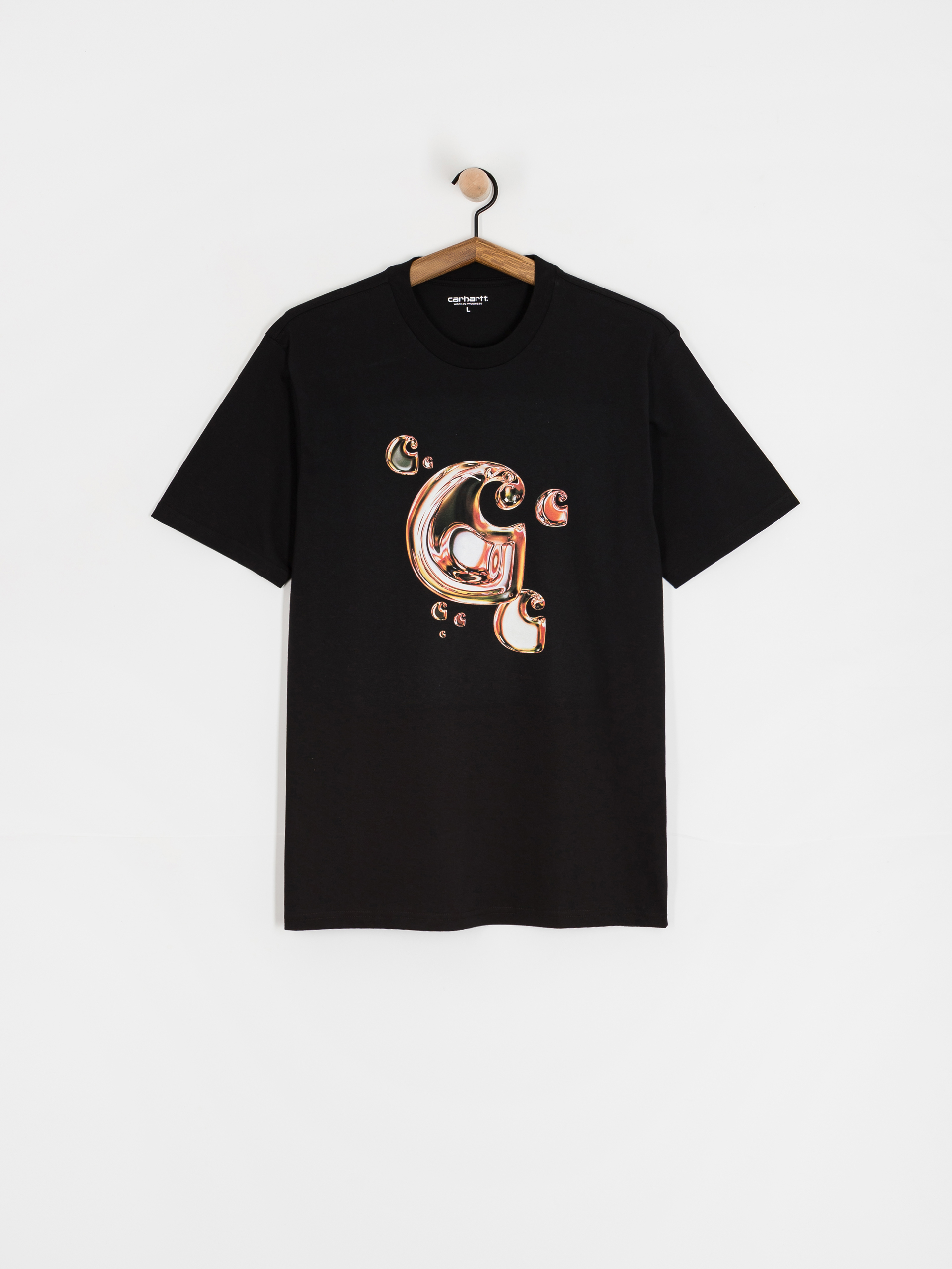 Футболка Carhartt WIP Solar Chrome C-Logo (black)