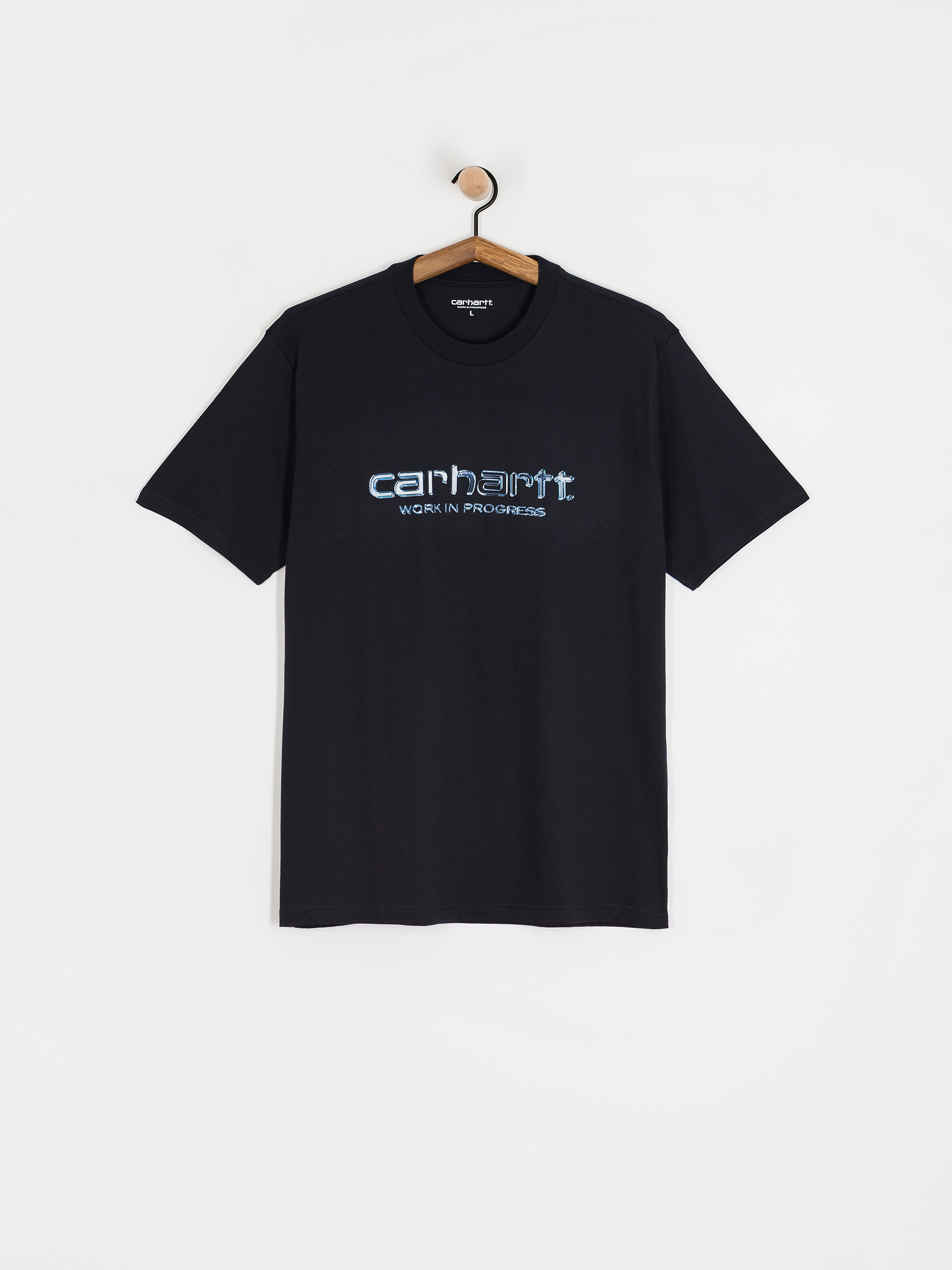 Футболка Carhartt WIP Solar Chrome Script (dark navy)