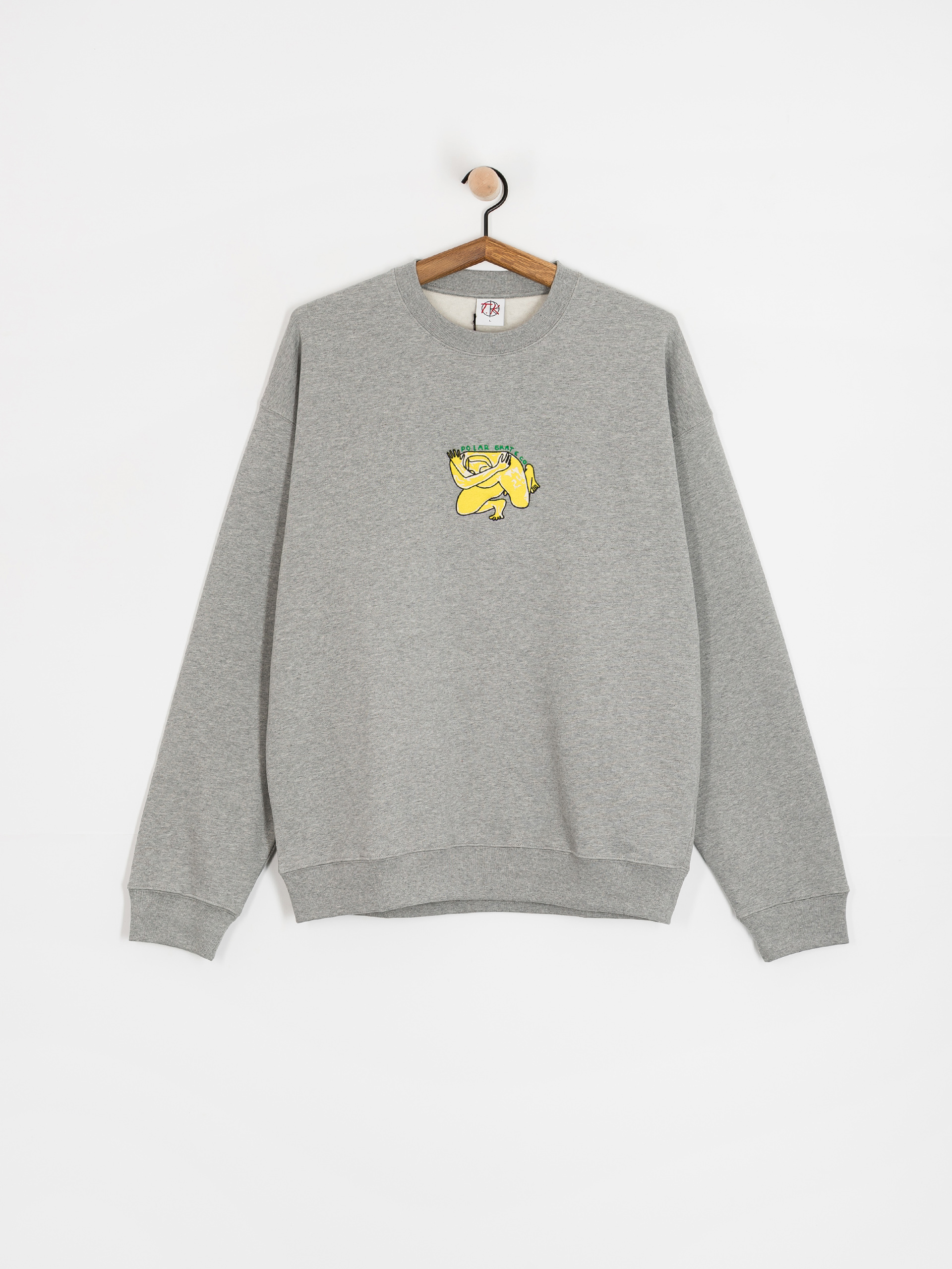 Світшот Polar Skate Dave Crewneck Shy Bow (heather grey)