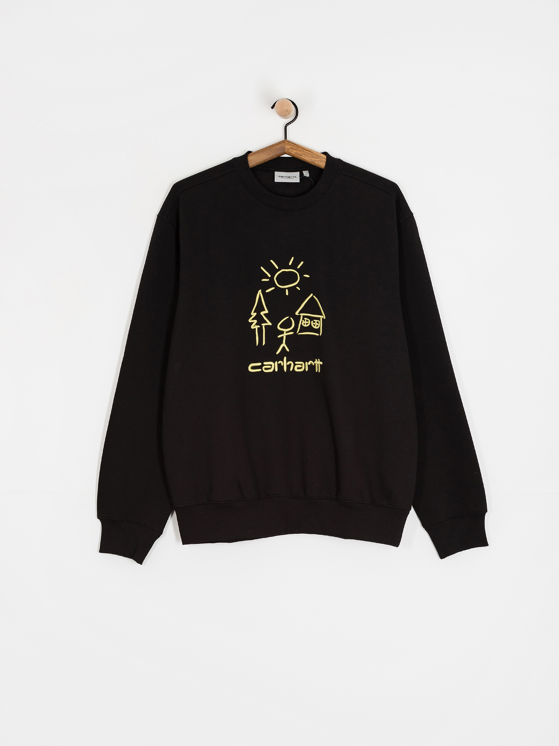 Світшот Carhartt WIP Masterpiece (black/fandoghi)