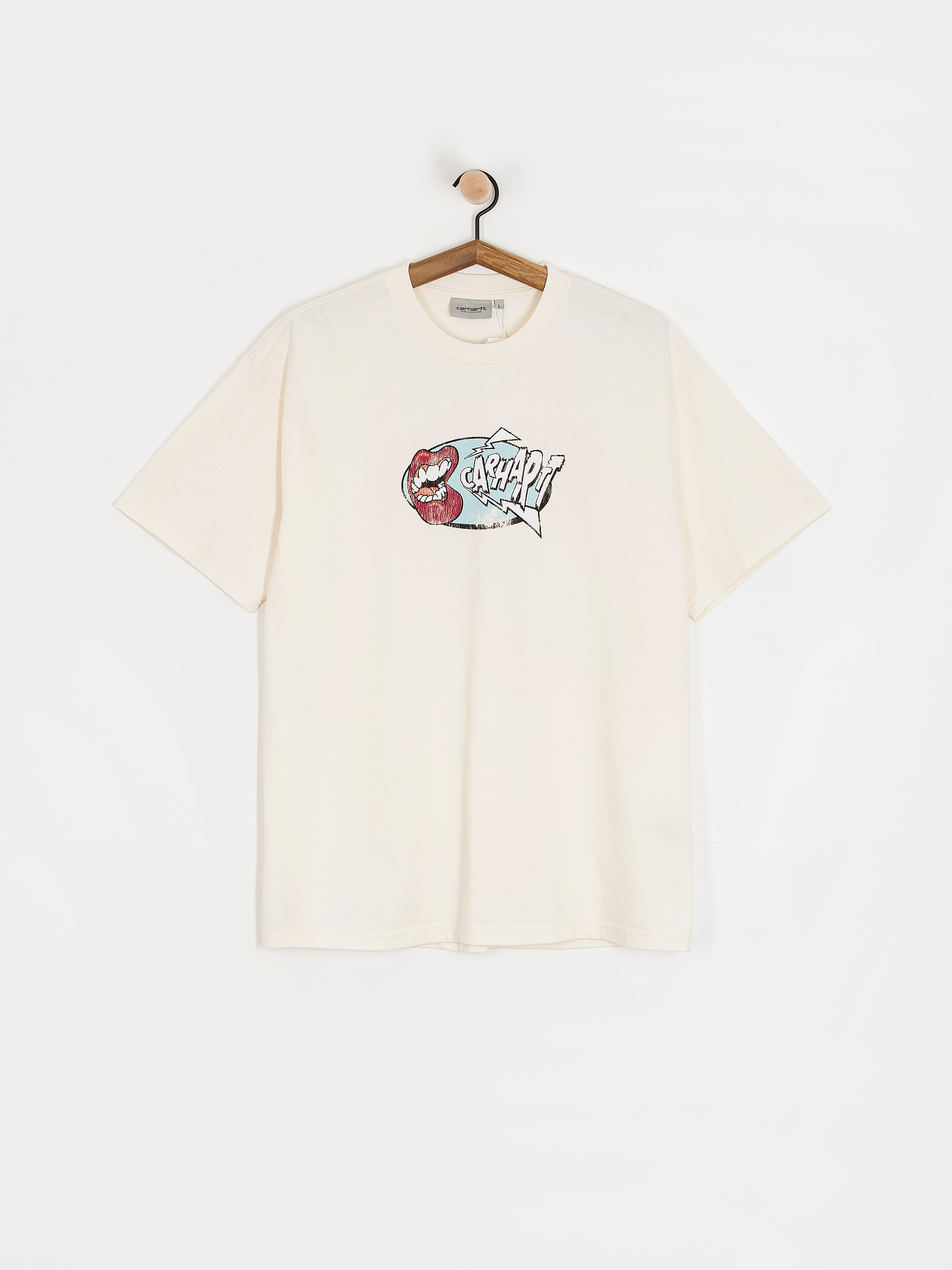 Футболка Carhartt WIP Louder (wax/heavy enzyme wash)