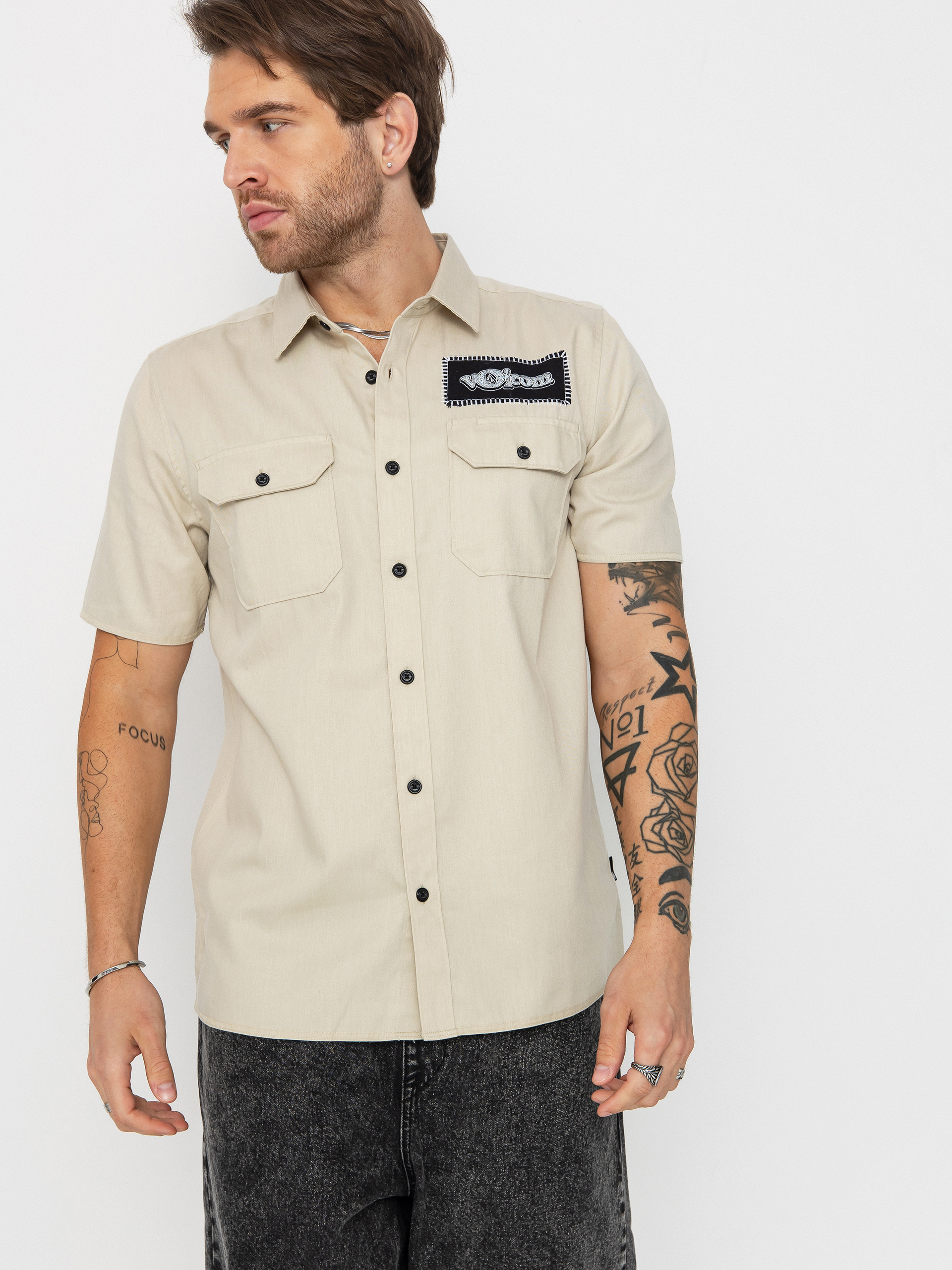 Сорочка Volcom Ent (pale khaki)