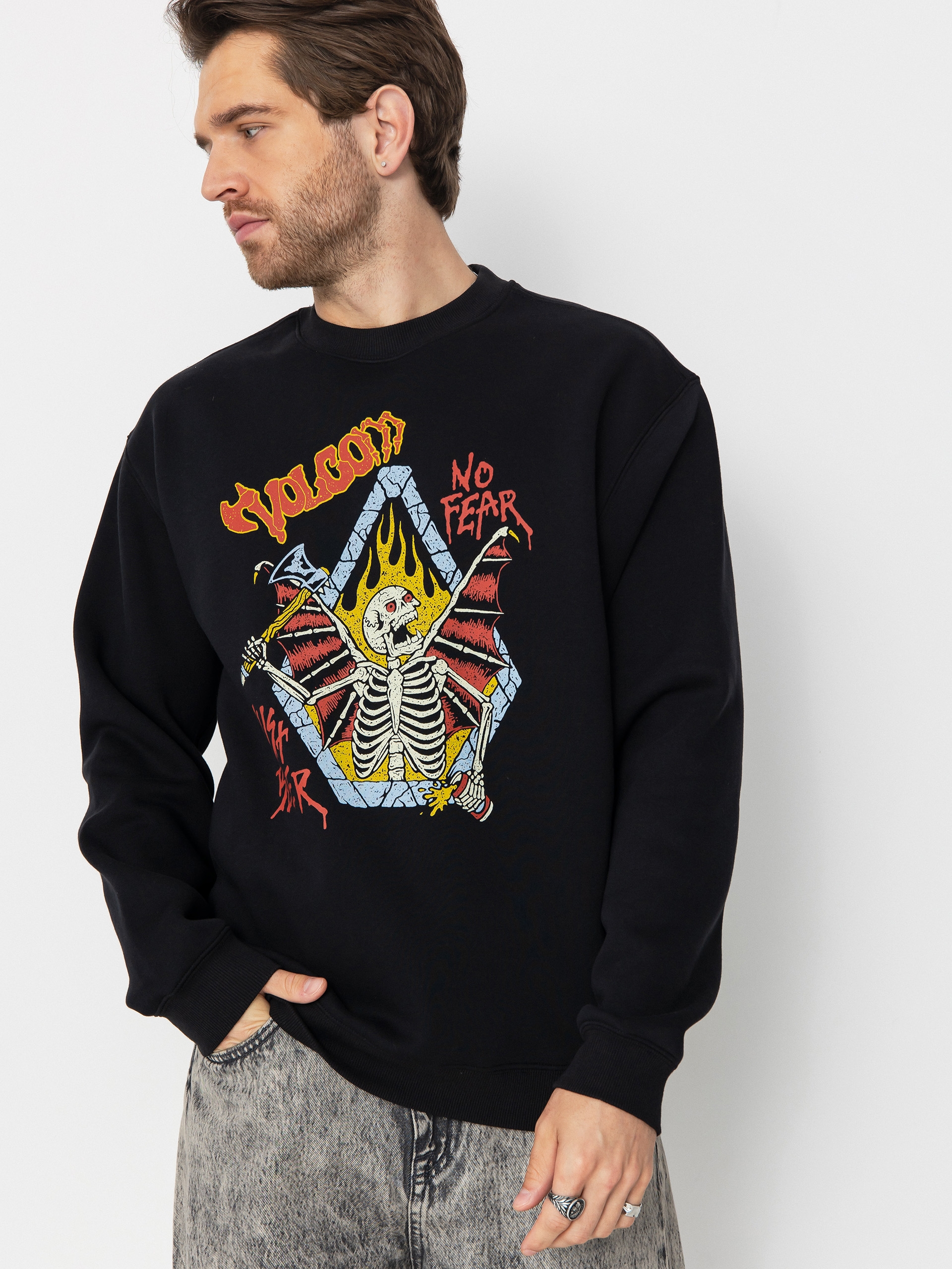 Світшот Volcom Noder Crew (black)