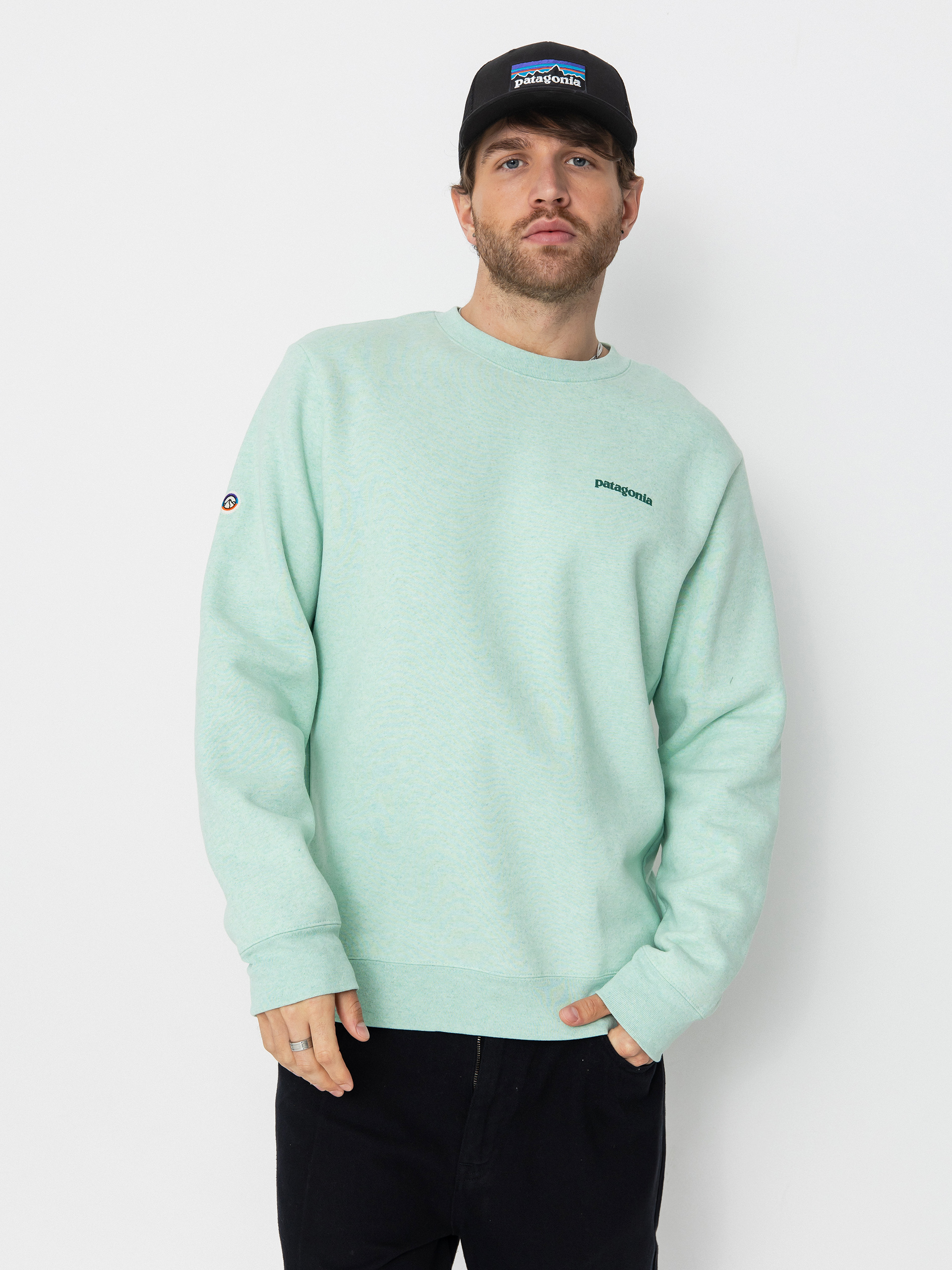 Світшот Patagonia Fitz Roy Icon Uprisal (rinsed green)