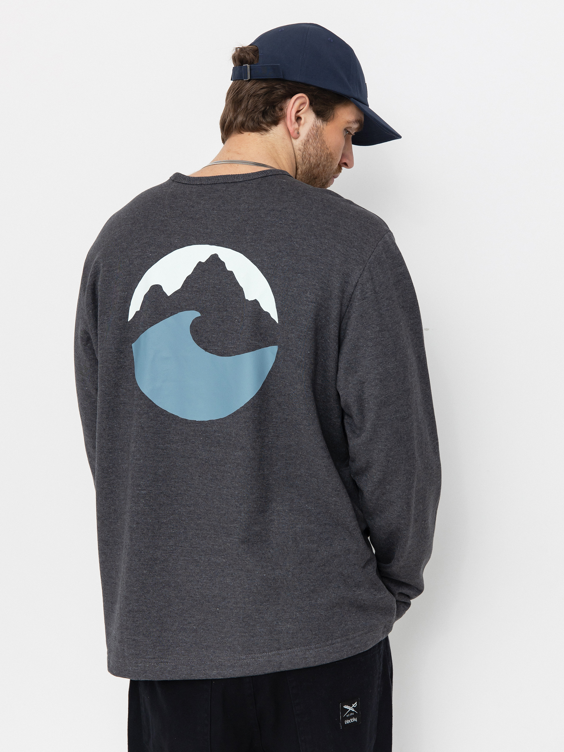 Світшот Patagonia Lightweight Applied Imagination Wildrise (ink black)