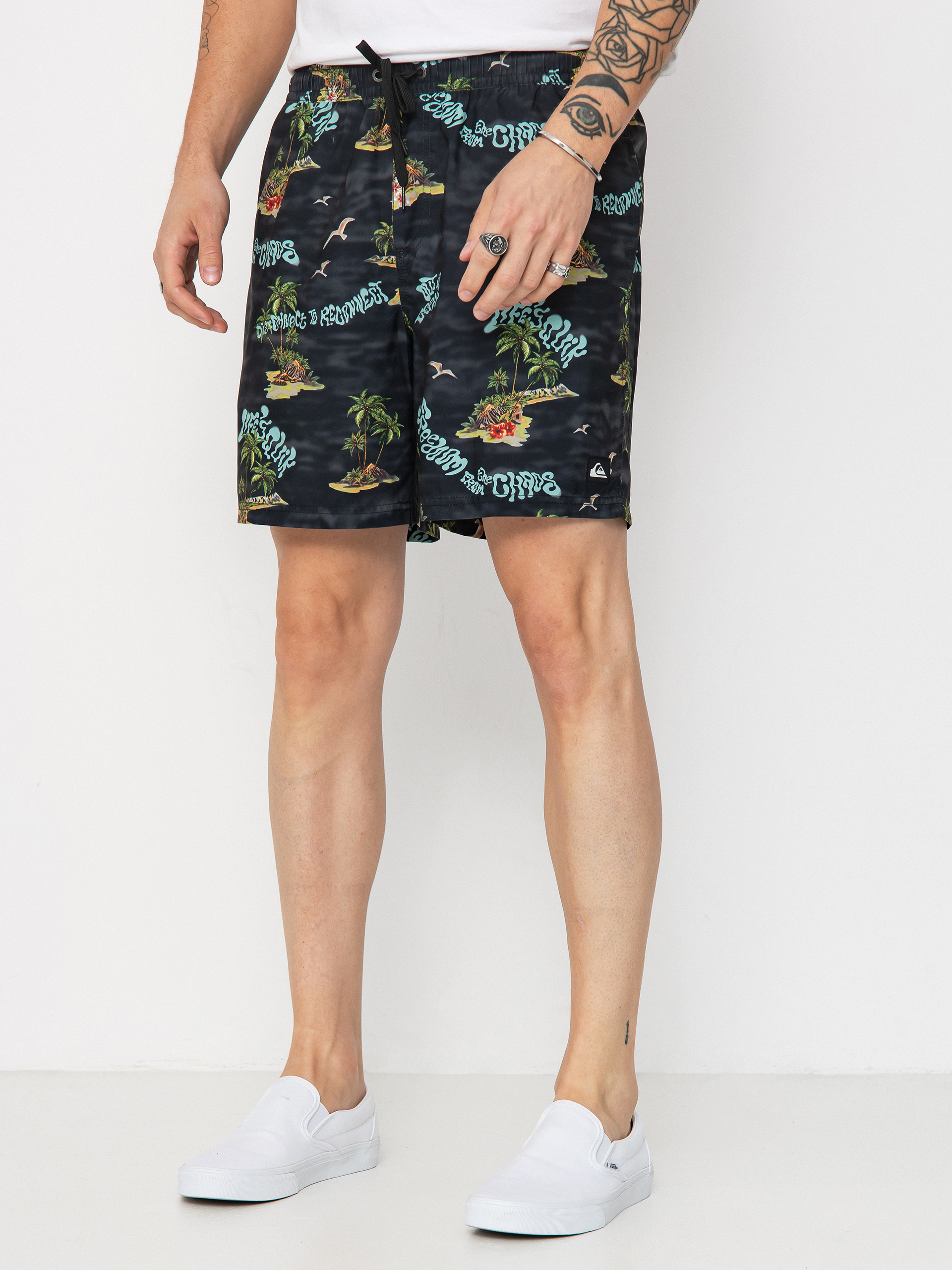 Шорти Quiksilver Everyday Straight Volley 17 (black naturama)