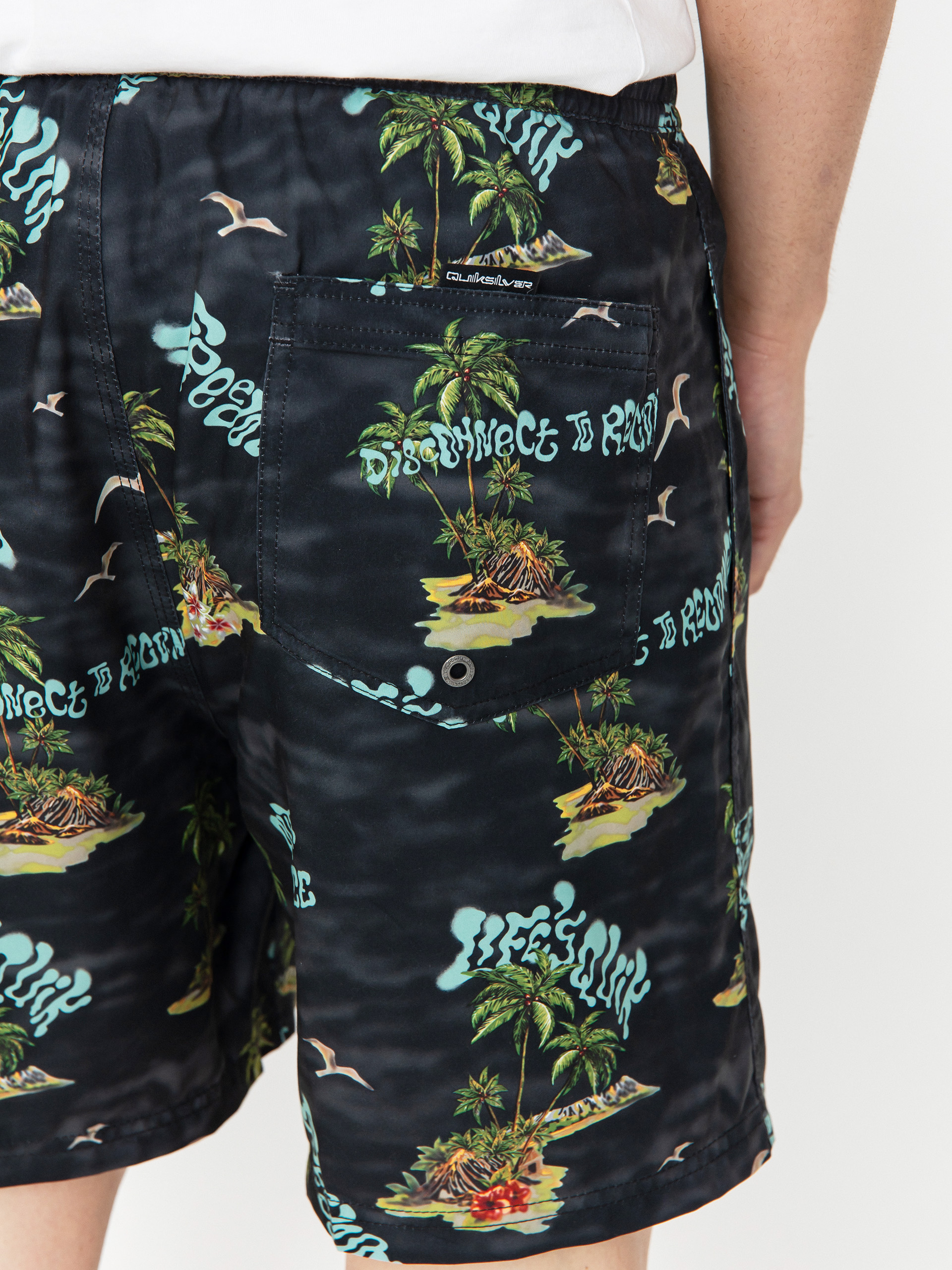 Шорти Quiksilver Everyday Straight Volley 17 (black naturama)