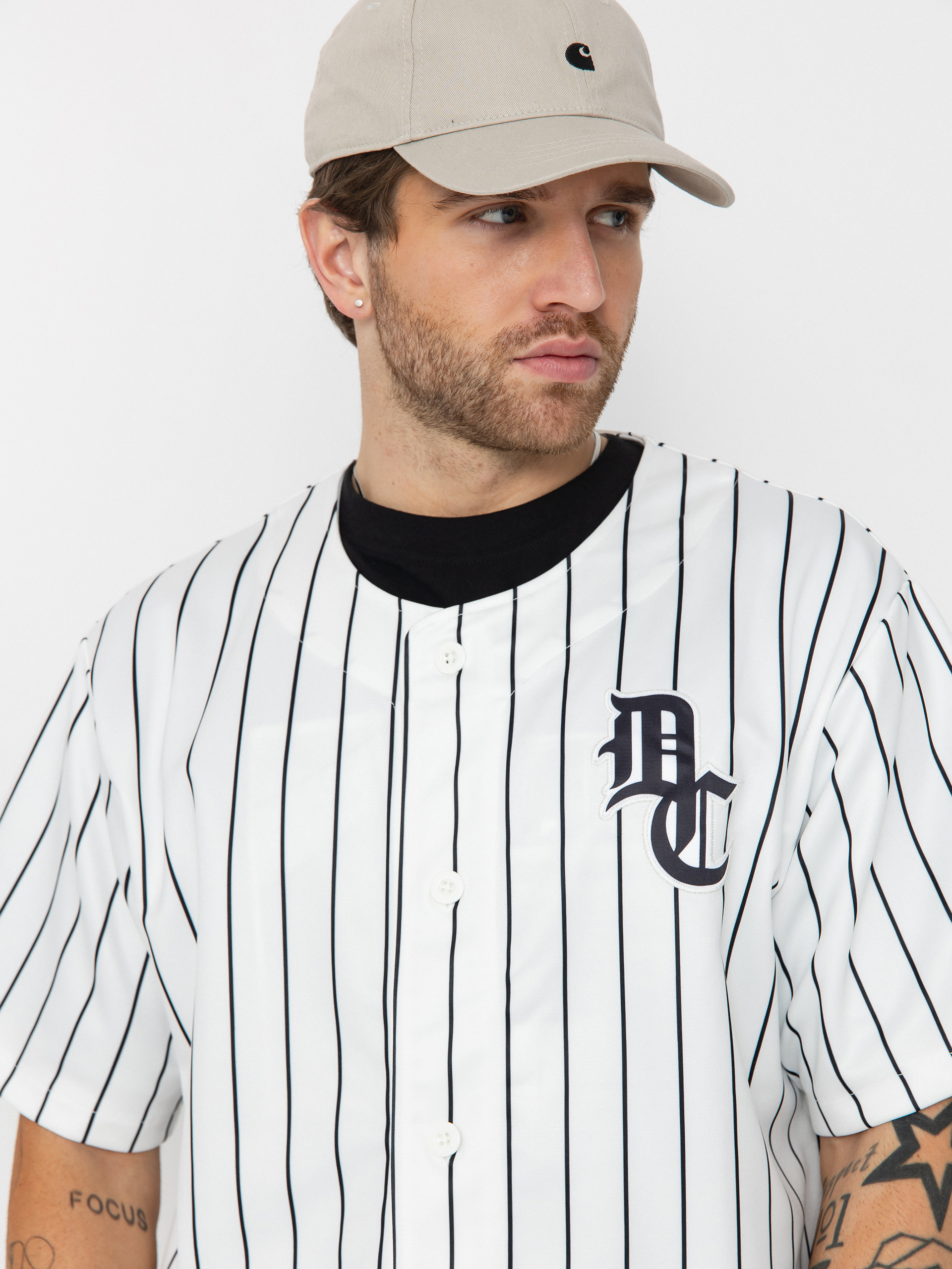 Футболка DC Slugger Jersey (white pinstripe)