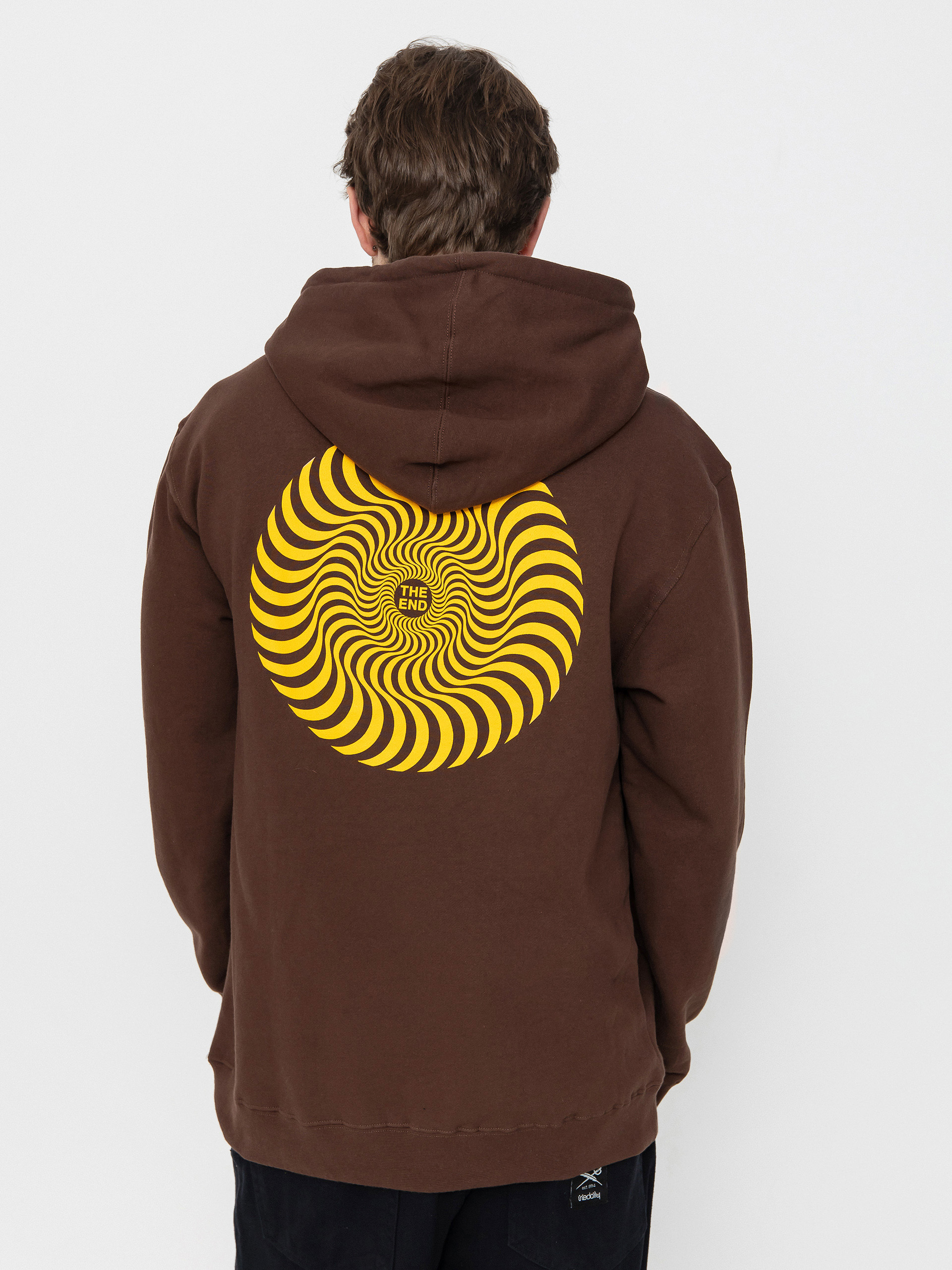 Худі Spitfire Classic Swirl HD (brown w/gold prints)