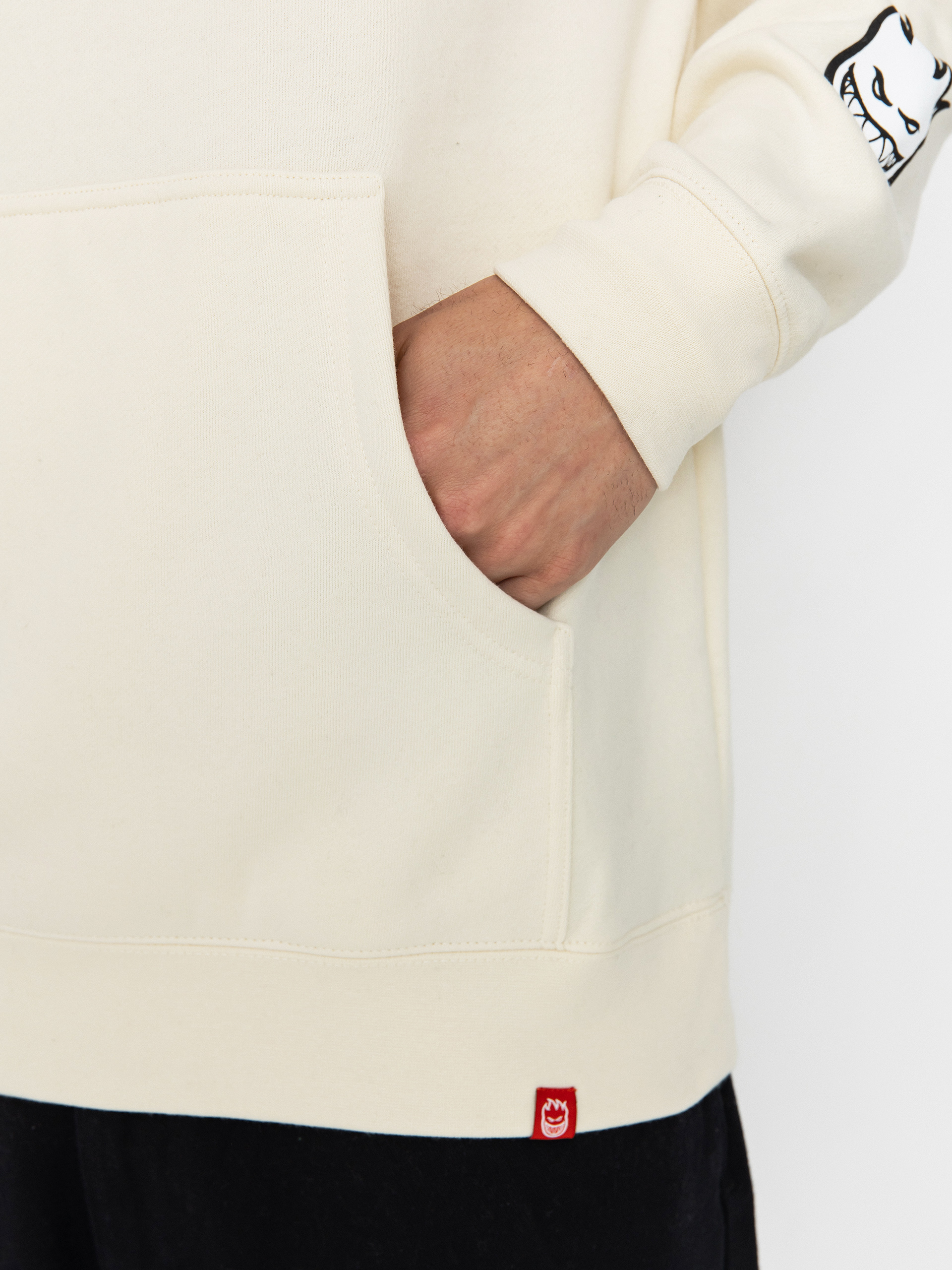 Худі Spitfire Classic 87 Bighead Fill Sleeve HD (bone w/black&white prints)
