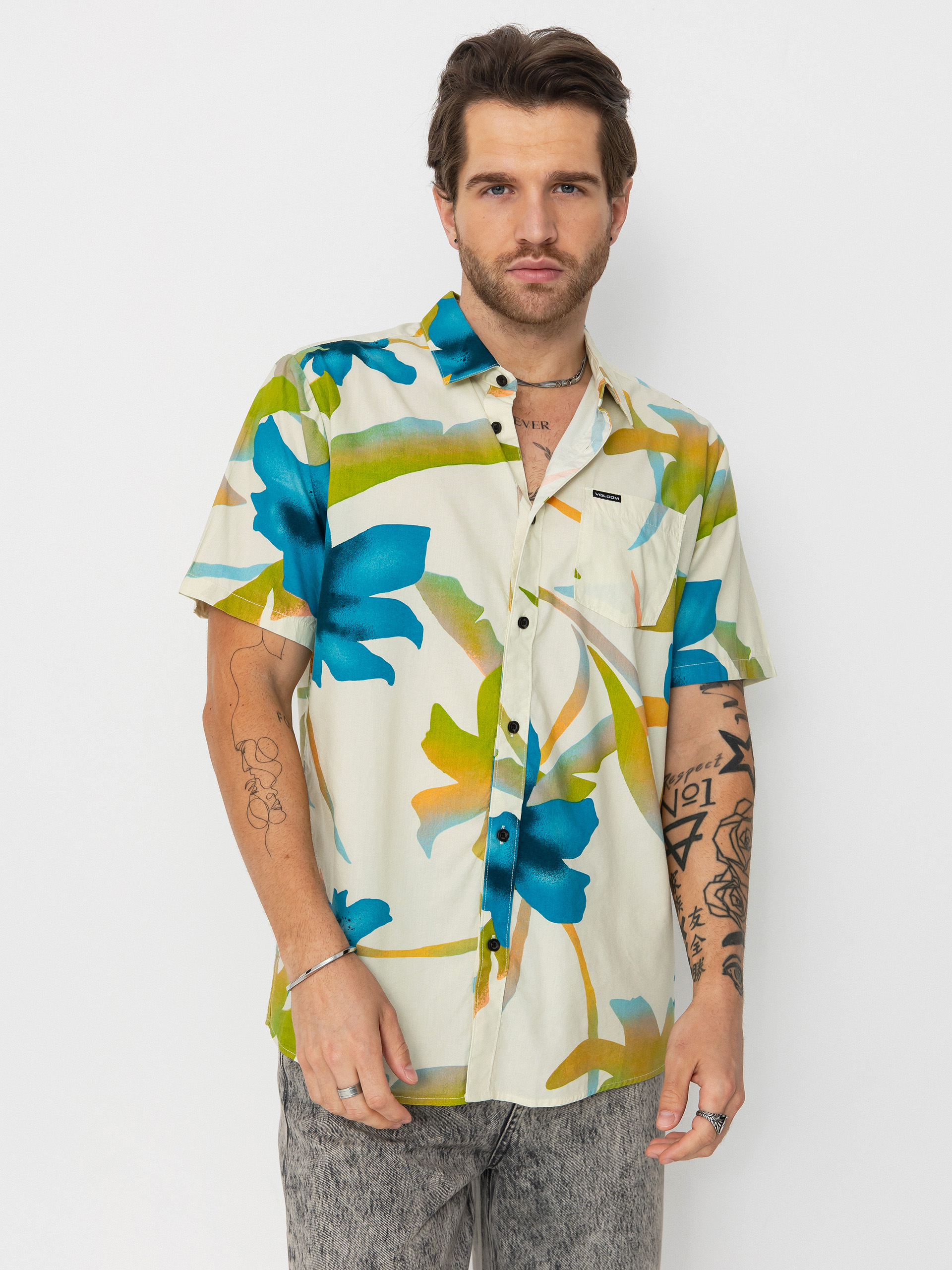 Сорочка Volcom Tracers Floral (light beige)