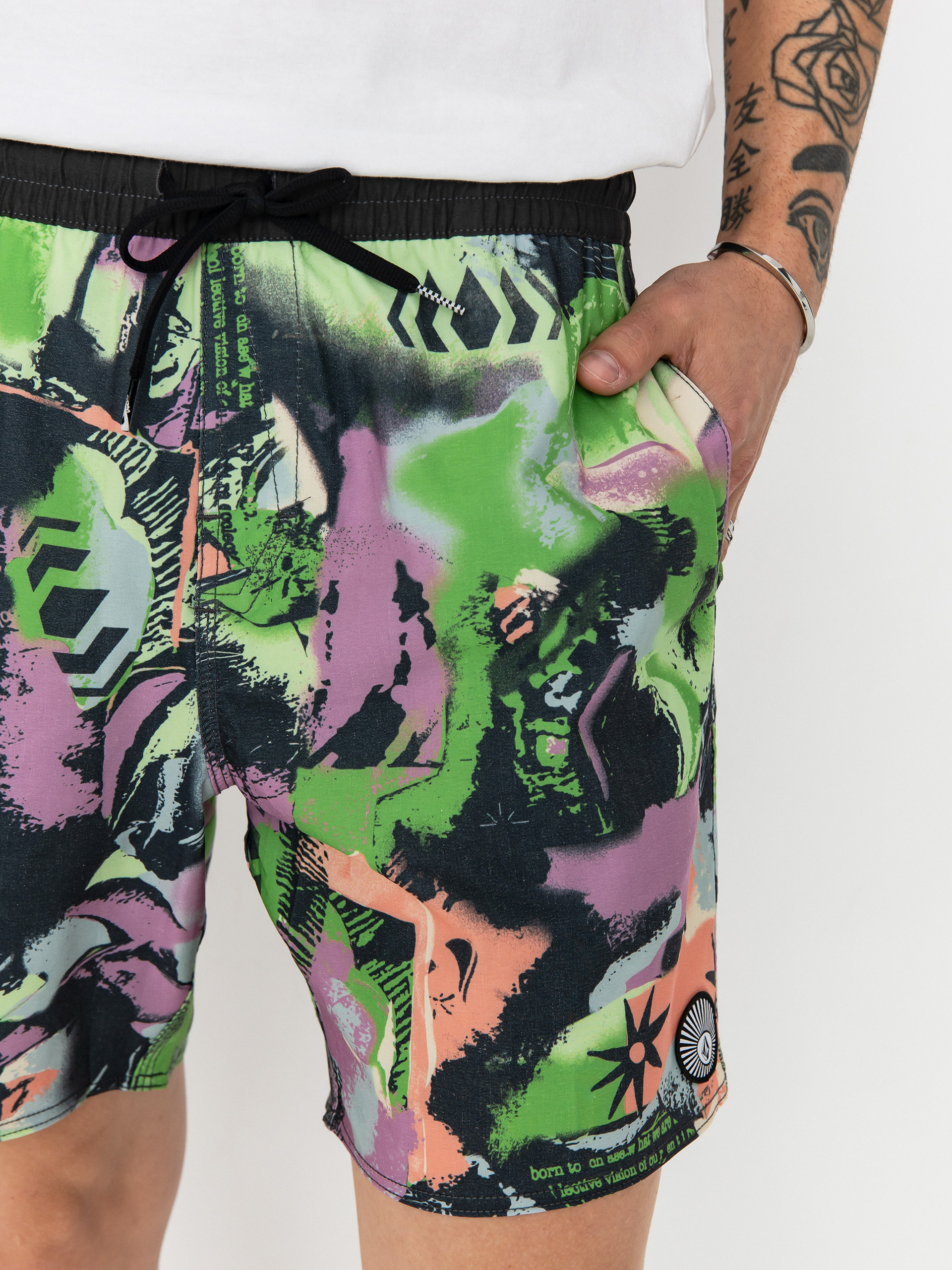 Шорти Volcom Unite Stoney Trunk 17 (steel purple)