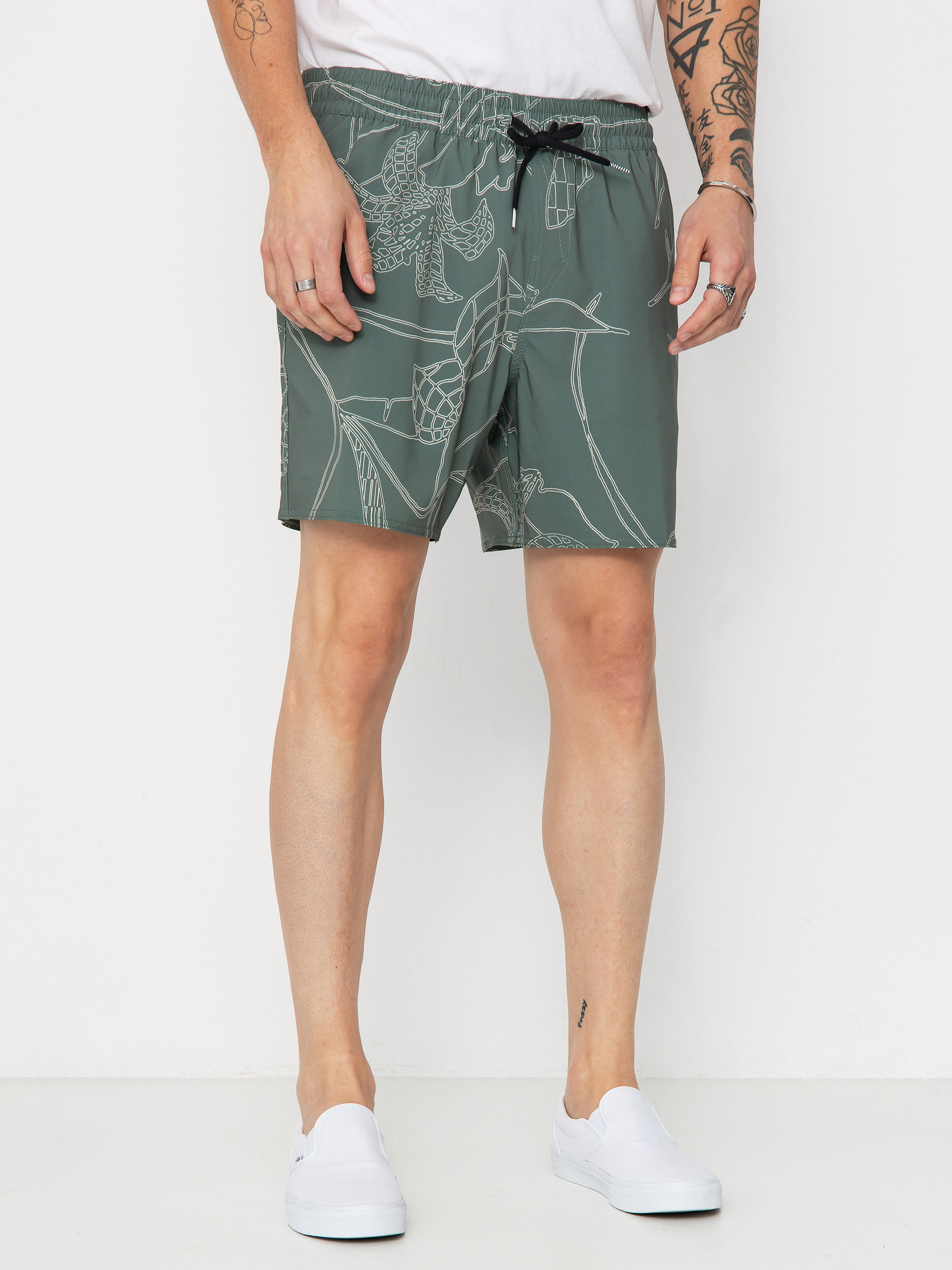 Шорти Volcom Lido Print Trunk 16 (light olive)