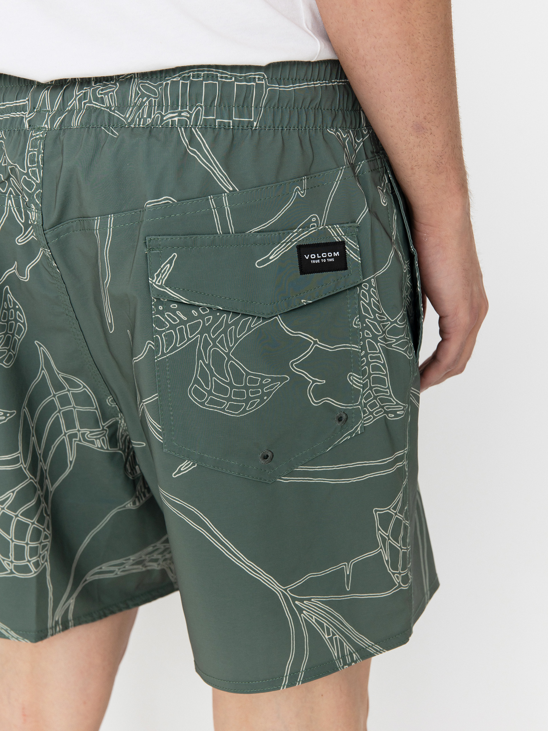Шорти Volcom Lido Print Trunk 16 (light olive)