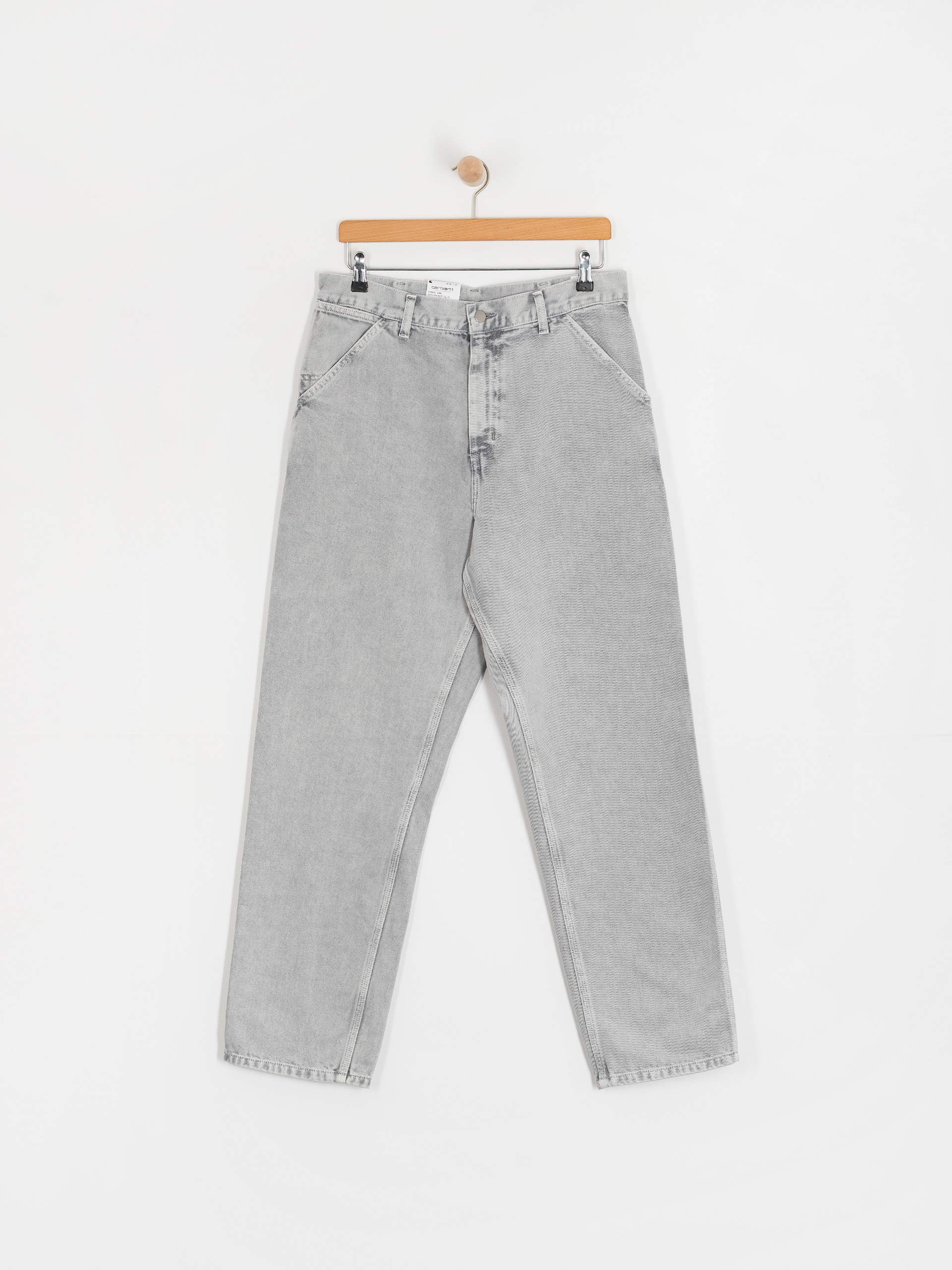Штани Carhartt WIP Single Knee (black/chalk wash)
