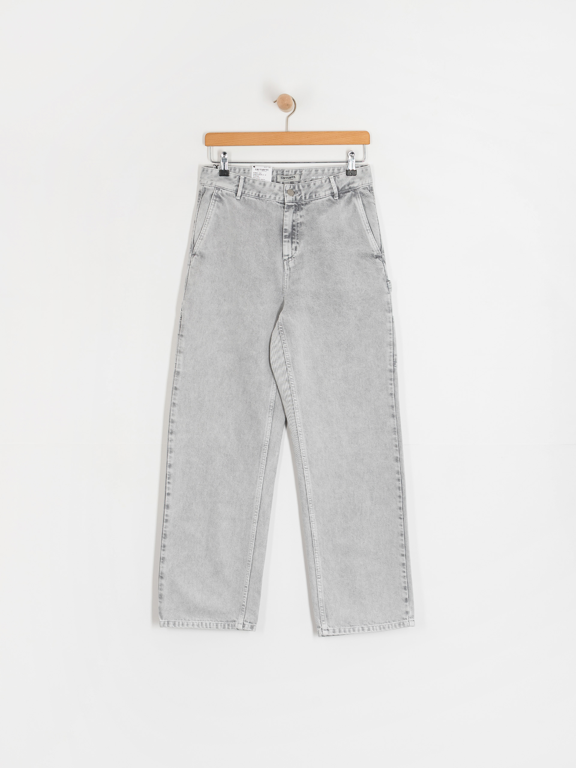 Штани Carhartt WIP Pierce Straight Wmn (black/chalk wash)
