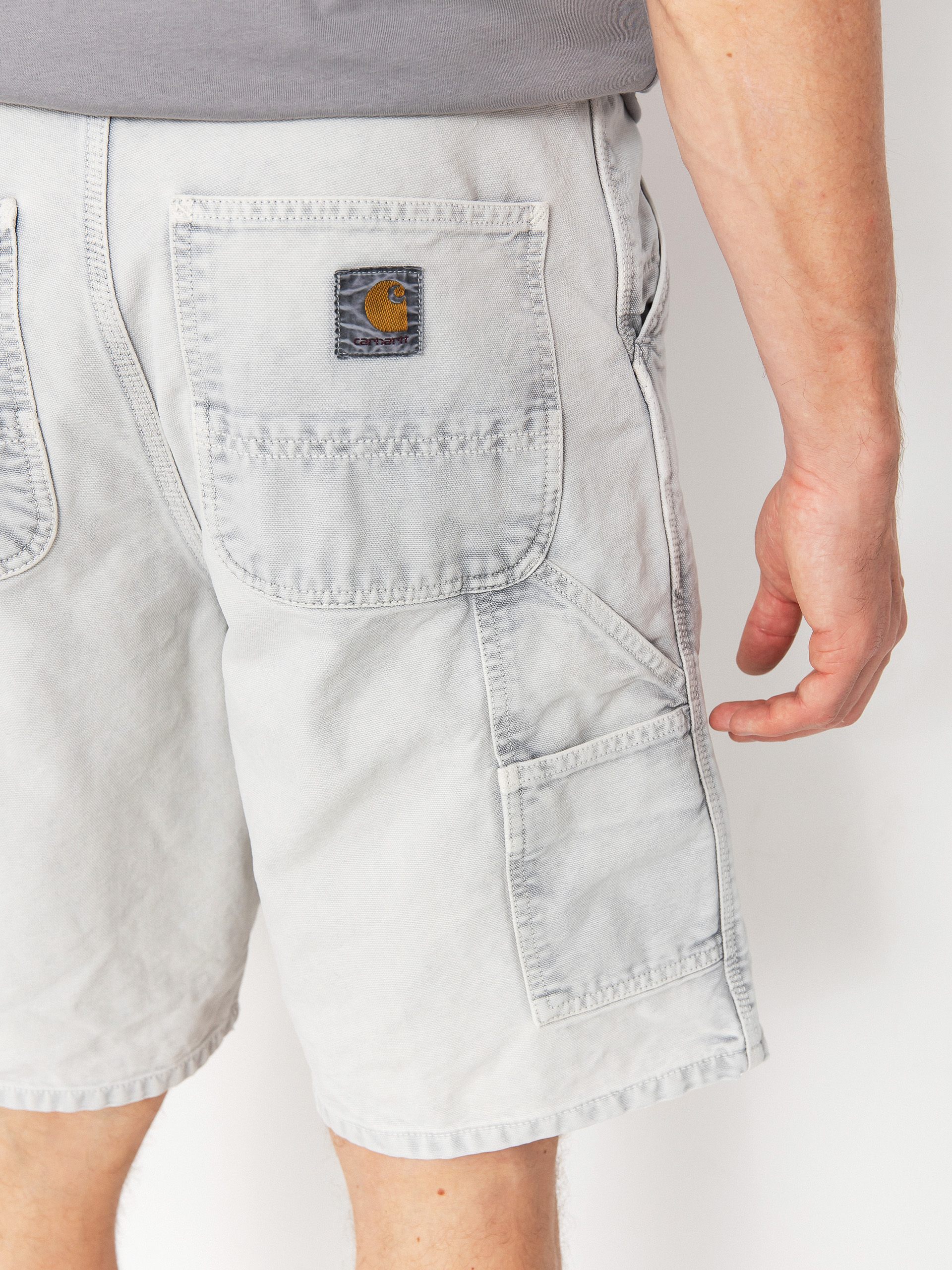 Шорти Carhartt WIP Single Knee (black/chalk wash)