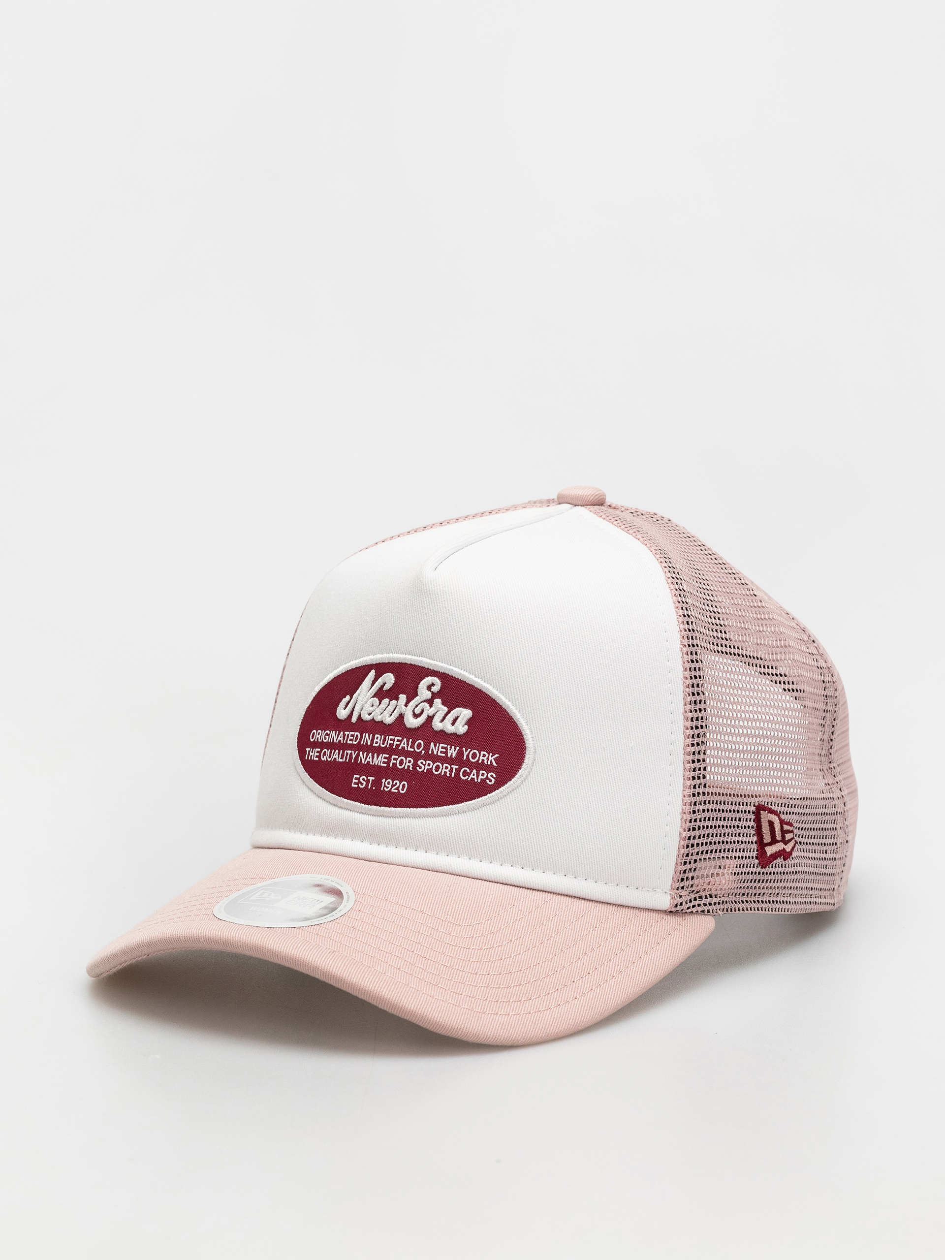 Кепка New Era Oval Patch Trucker Wmn (pink/white)