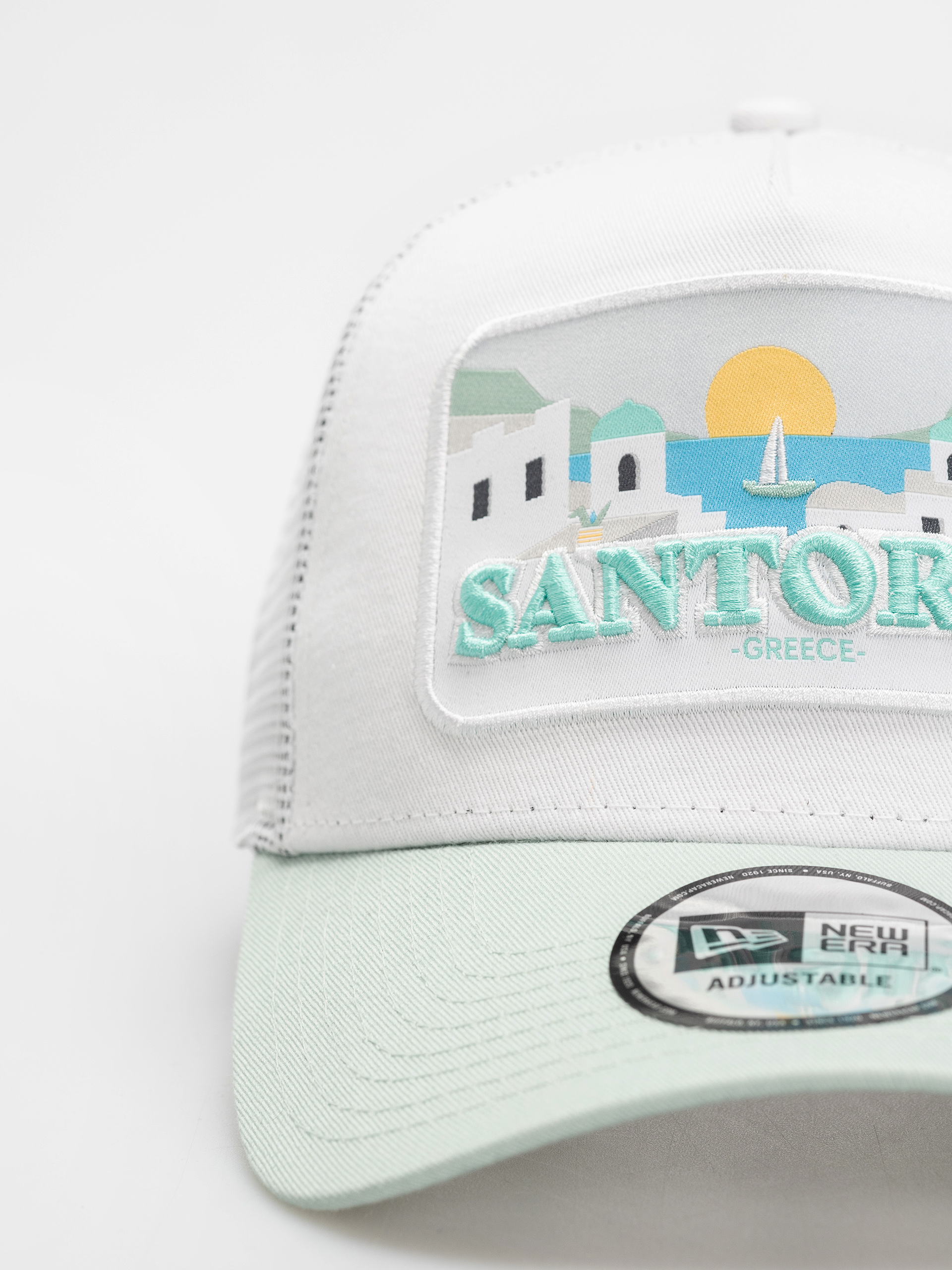 Кепка New Era Summer Trucker (mint/white)