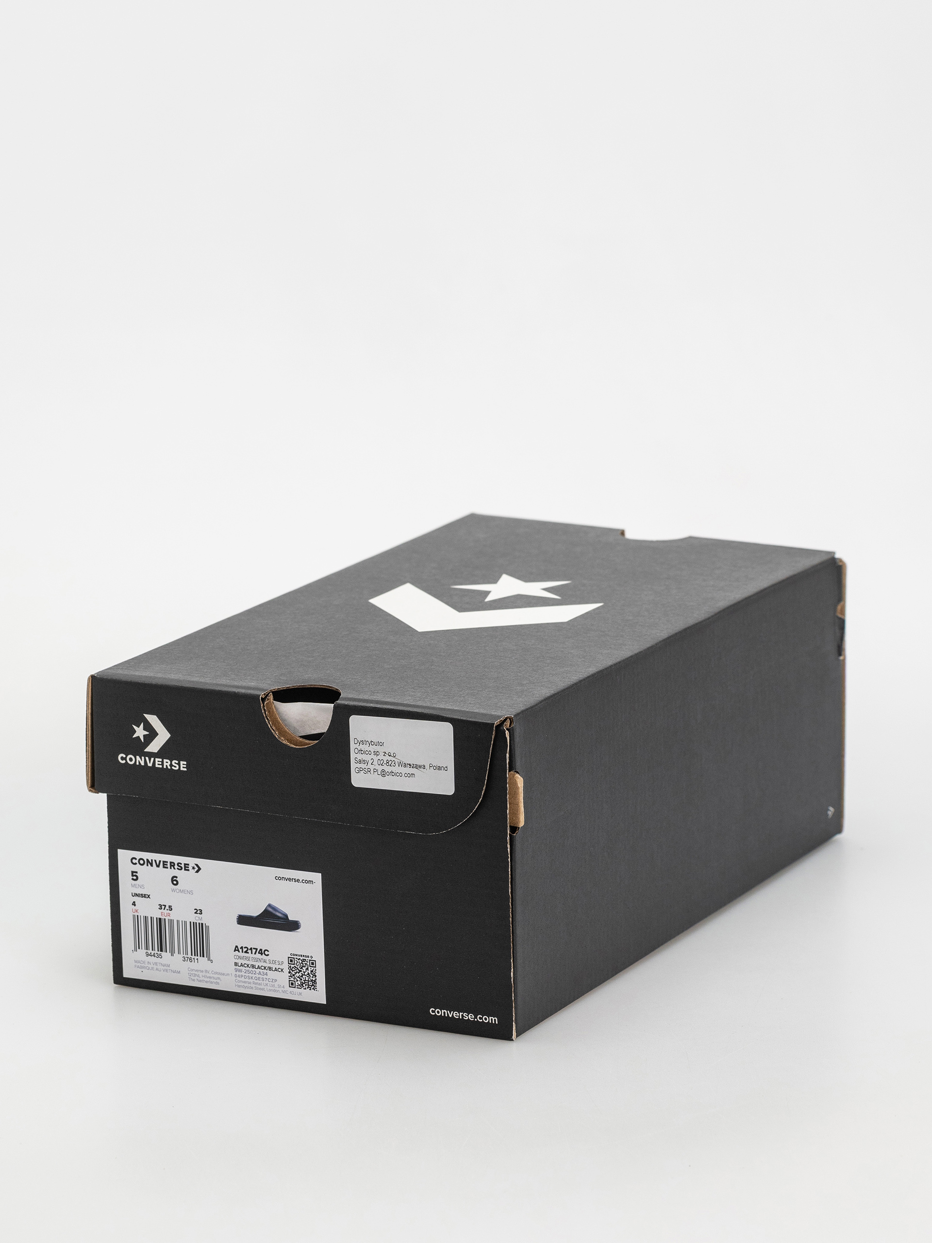 Шльопанці Converse Essential (black/black/black)