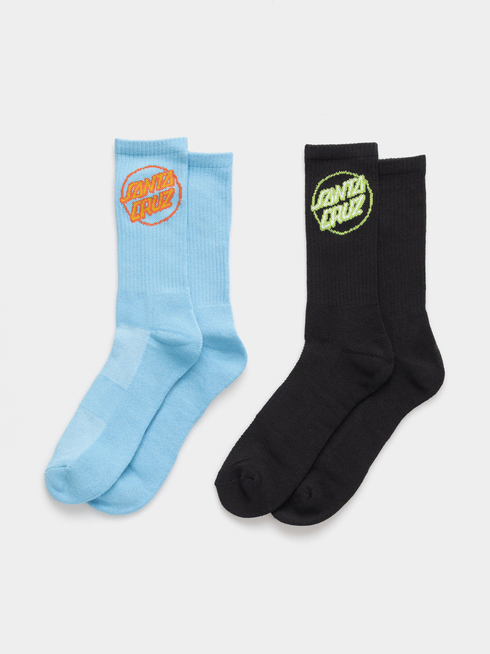  Шкарпетки Santa Cruz Partial Dot 2 Pck (pacific blue&black)