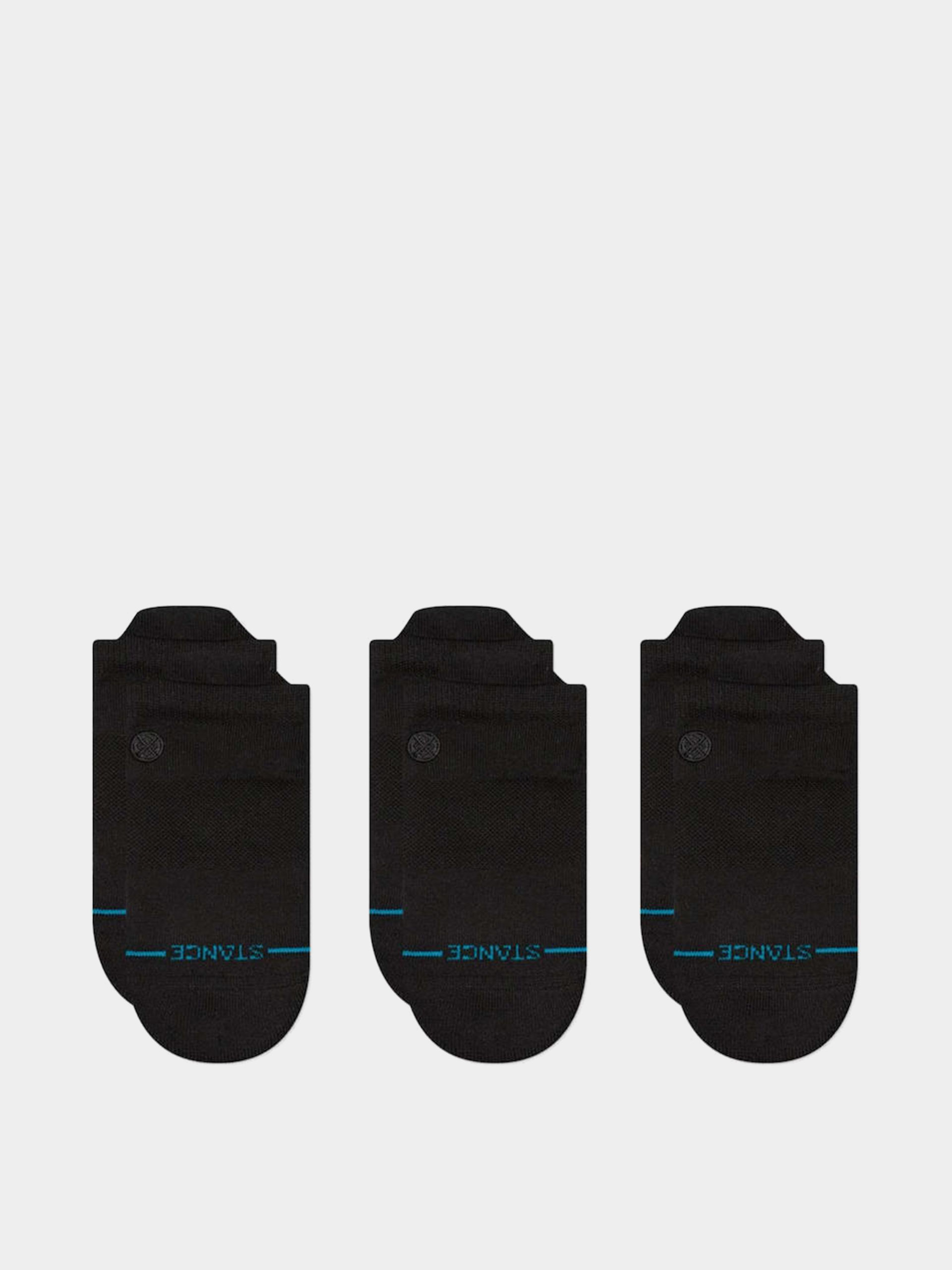  Шкарпетки Stance Icon Low Tab 3 Pack (black/black)
