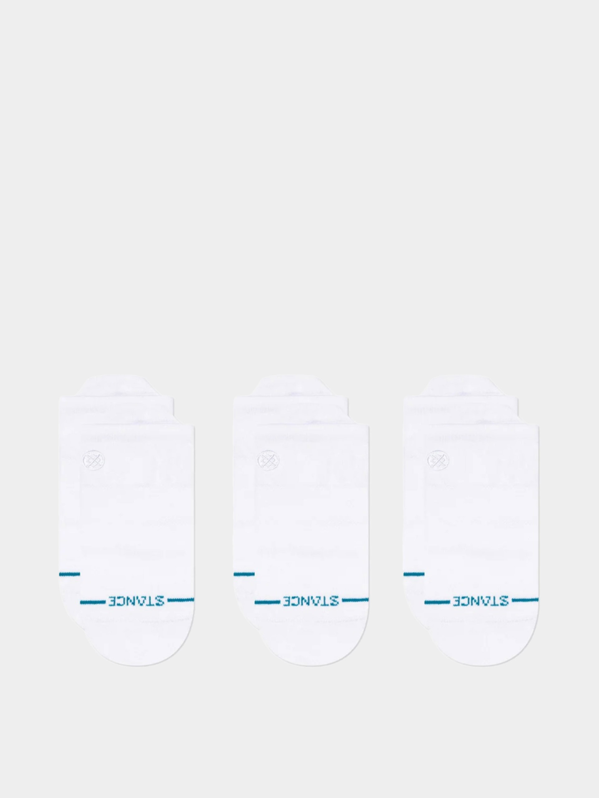  Шкарпетки Stance Icon Low Tab 3 Pack (white)