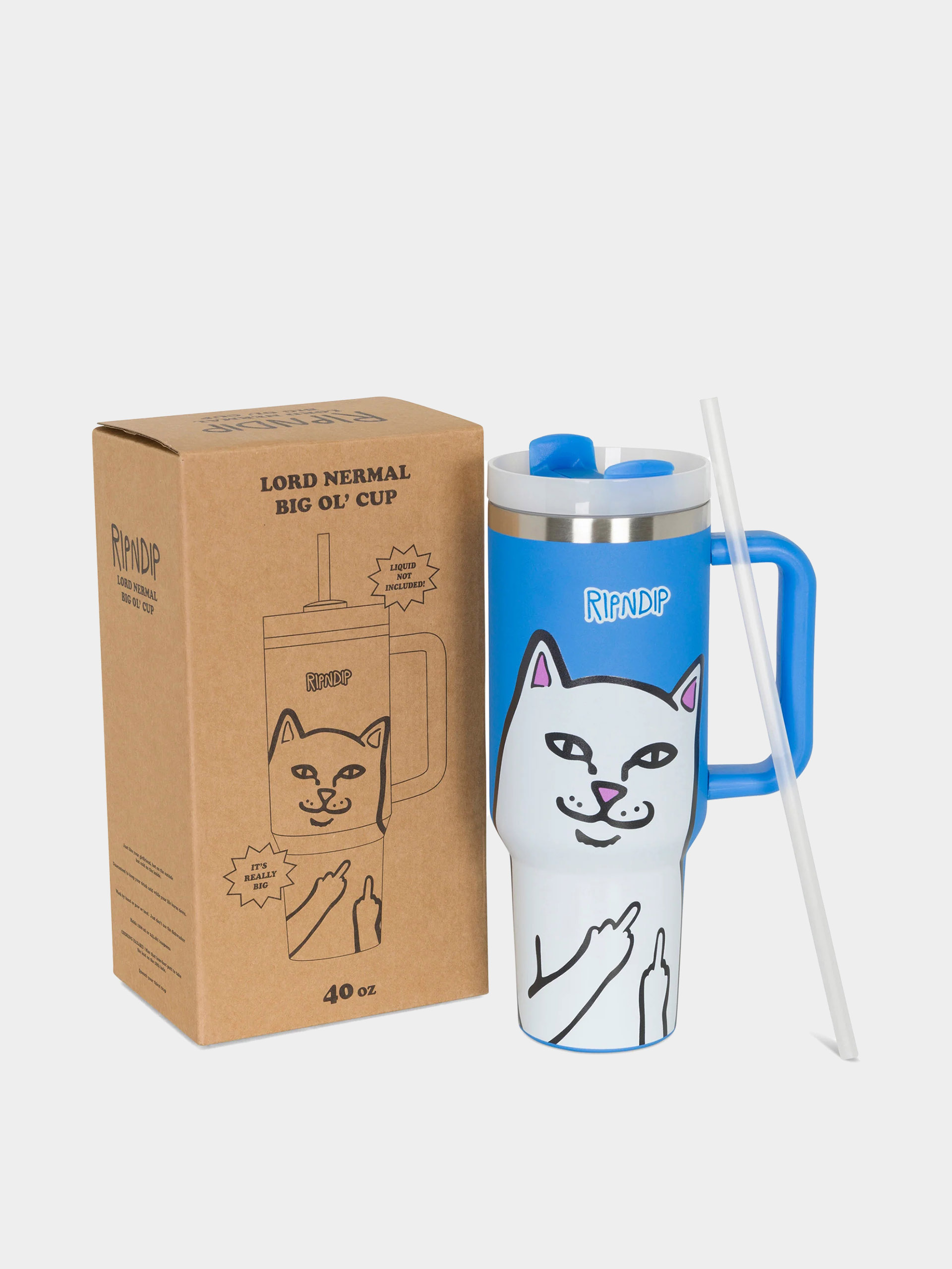 Чашка RipNDip Lord Nermal Big Ol Cup Tumbler (blue)
