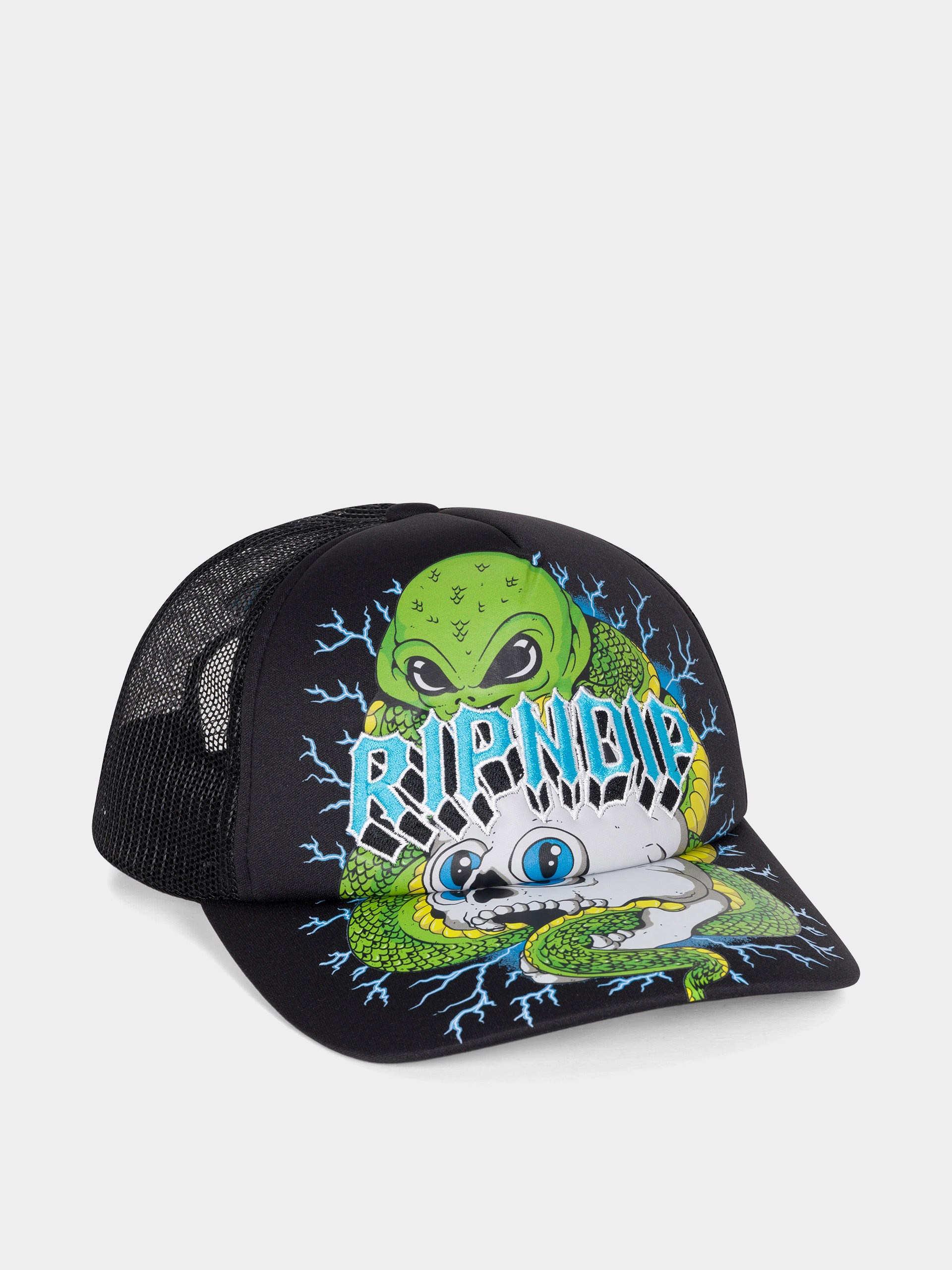Кепка RipNDip Skull And Bones Trucker (black)